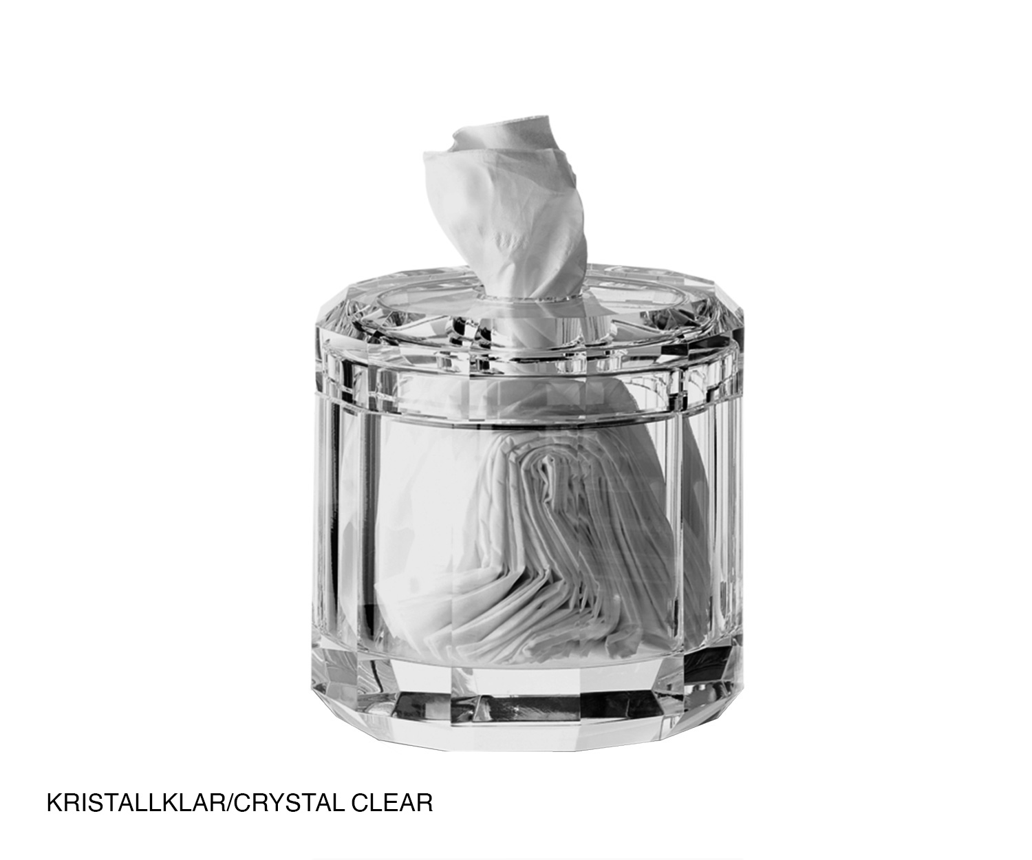Decor_Walther_Papiertuchbox_Kristall_crystal-clear Decor Walther KRISTALL Papiertuchbox Kristallklar