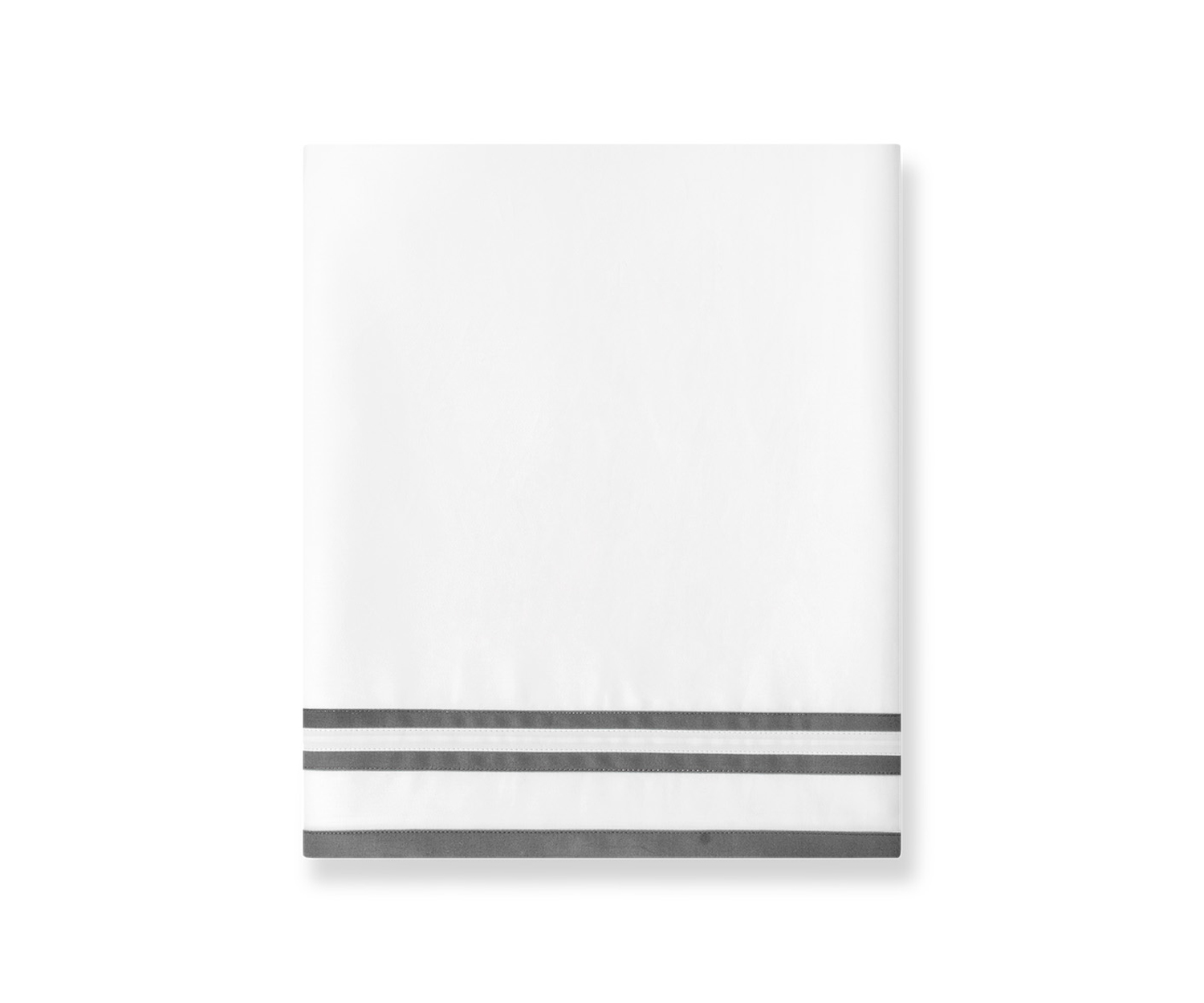 Amalia-SONATA-Bettwa-sche-dark-grey_Flat-Sheet Amalia SONATA Bettlaken col. dunkel grau