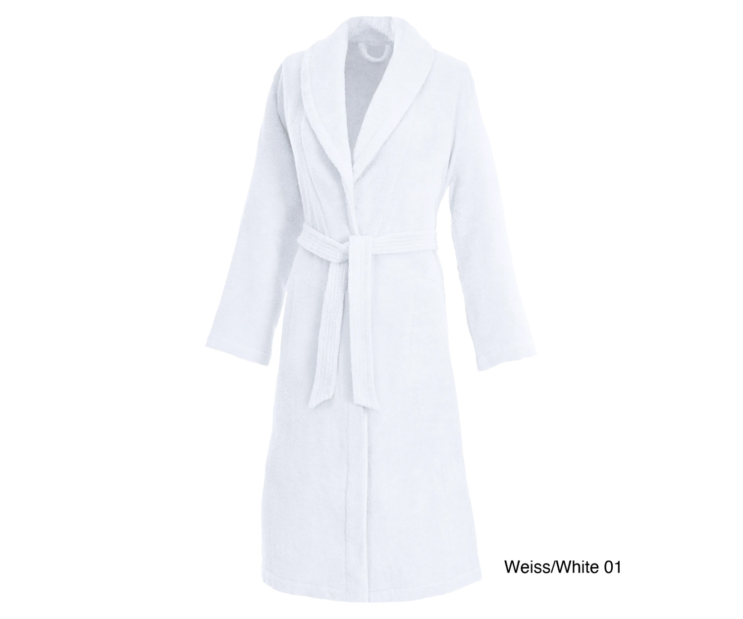 Weseta_Damenmantel_Dreamflor_01_white Weseta PURO Damen-Schalkragenmantel Innengürtel