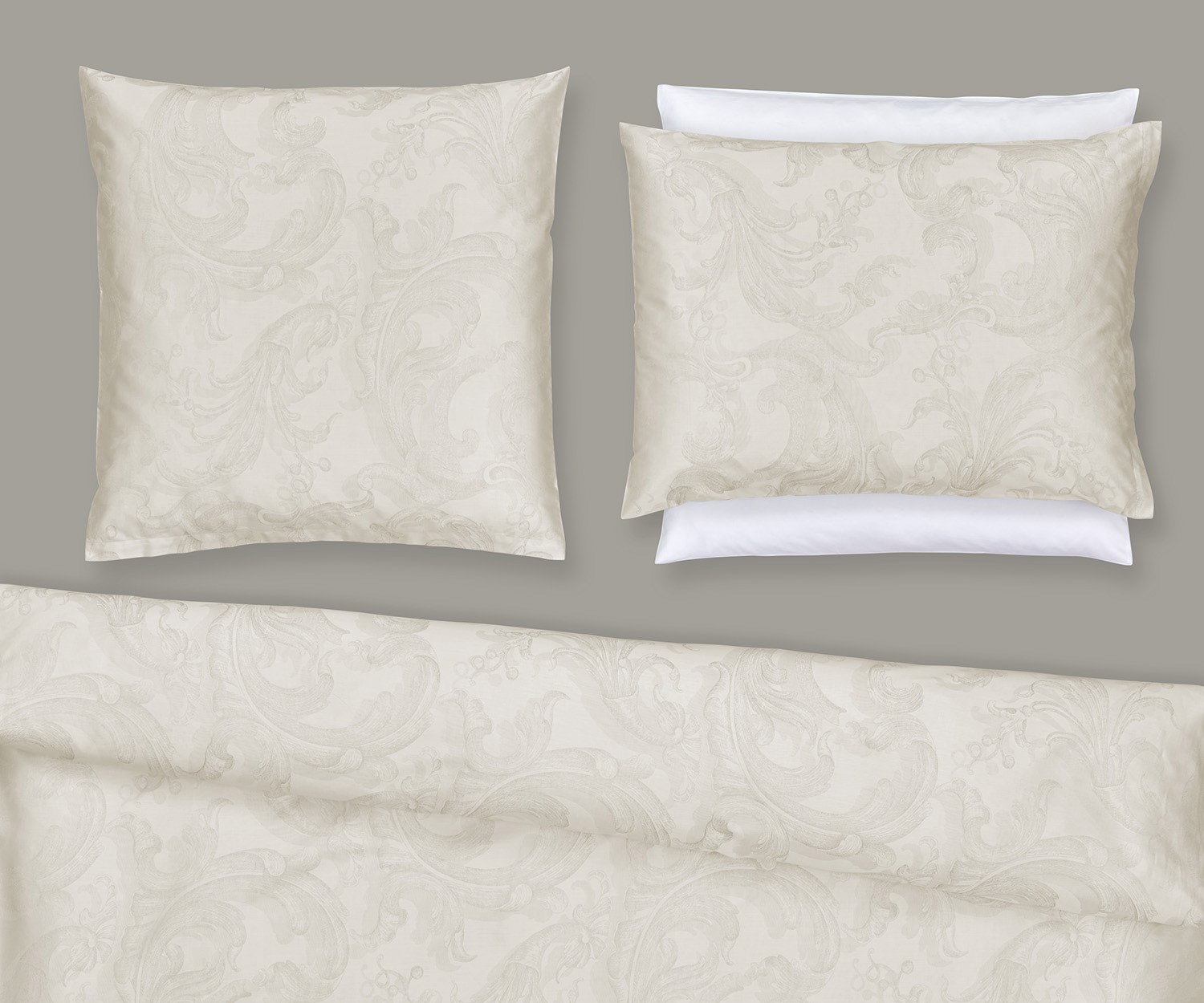 Fischbacher Rocaille Bettwäsche - Jacquard