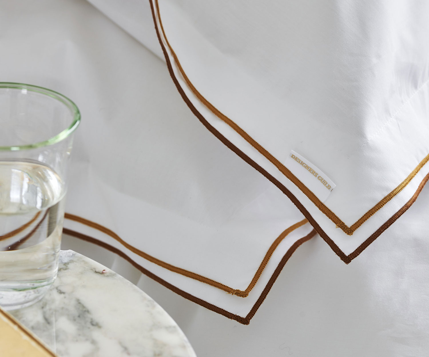 Designers Guild ASTOR Bettwäsche - Chestnut & Ochre