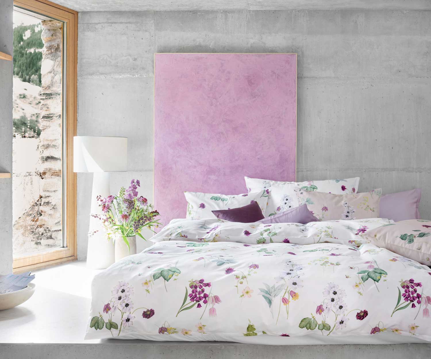 Schlossberg_Bettwaesche_FREYA_blanc_Lifestyle Schlossberg FREYA BLANC/BEIGE Bettwäsche│Satin