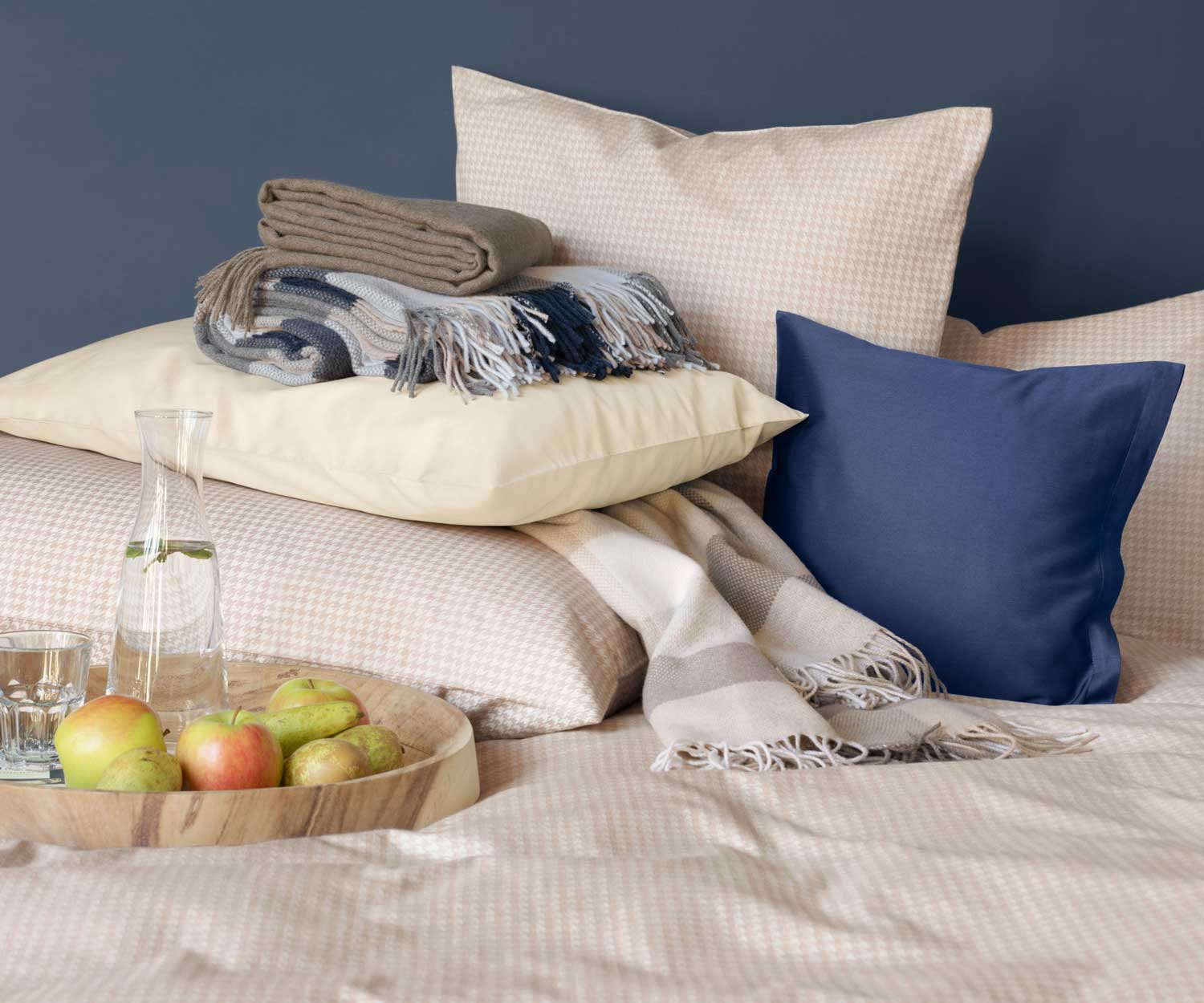 Schlossberg THEO BEIGE Bettwäsche - Flanell