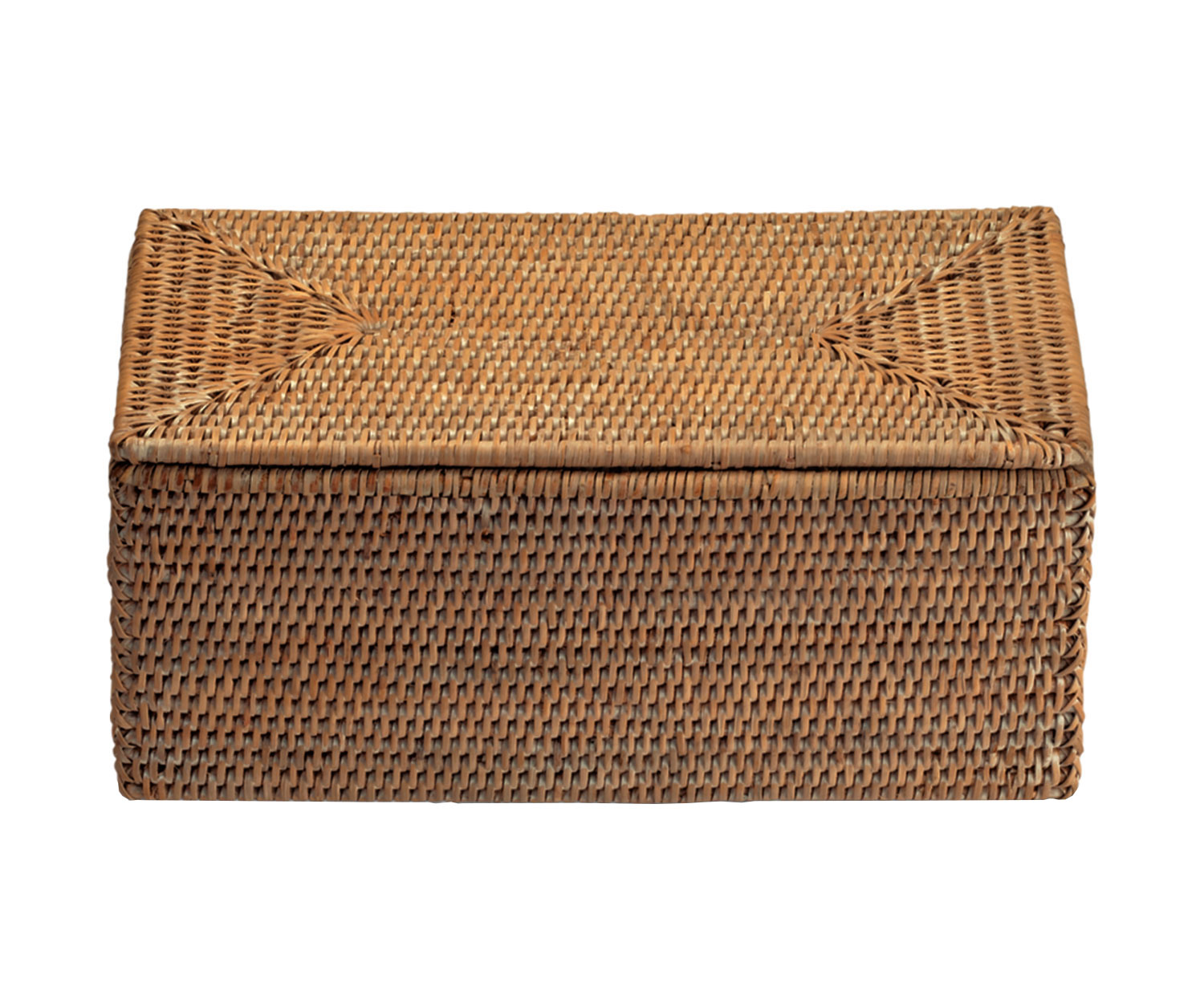 DECOR WALTHER Utensilienbehälter in Rattan dunkel