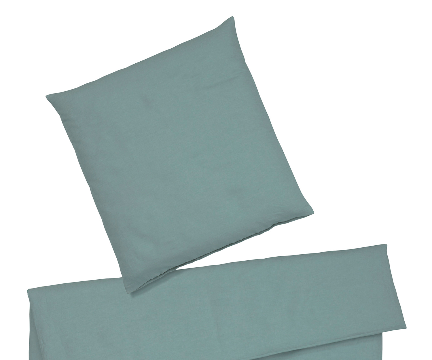 Elegante BREEZE Bettwäsche Halbleinen - Salbei