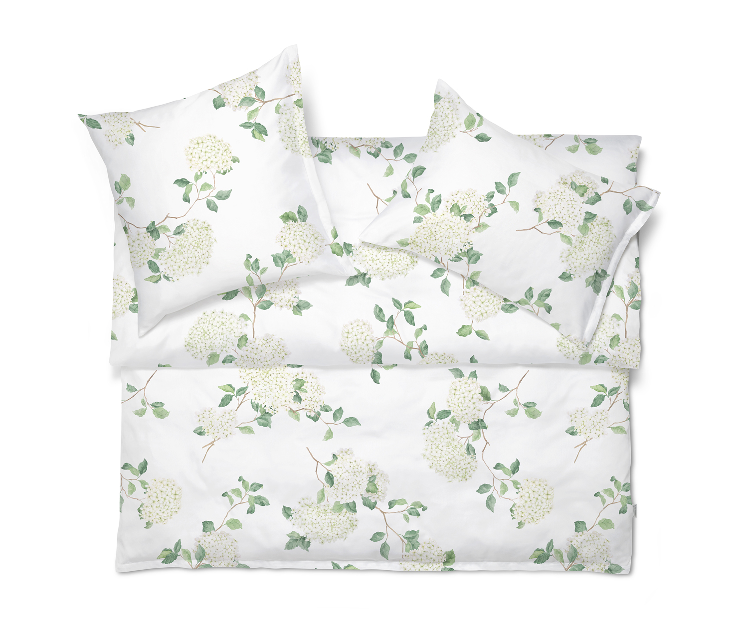 Schlossberg HORTENSIA blanc Satin – Opulente Blütenpracht für stilvolle Nächte