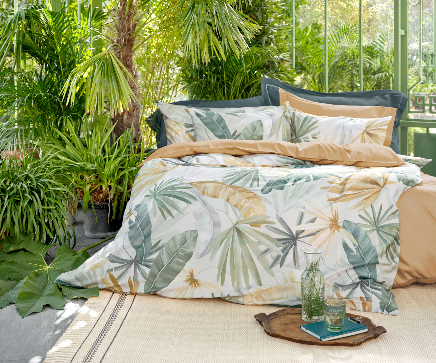 Schlossberg_PALMA_Marc-Leopold Schlossberg PALMA Bettwäsche Satin