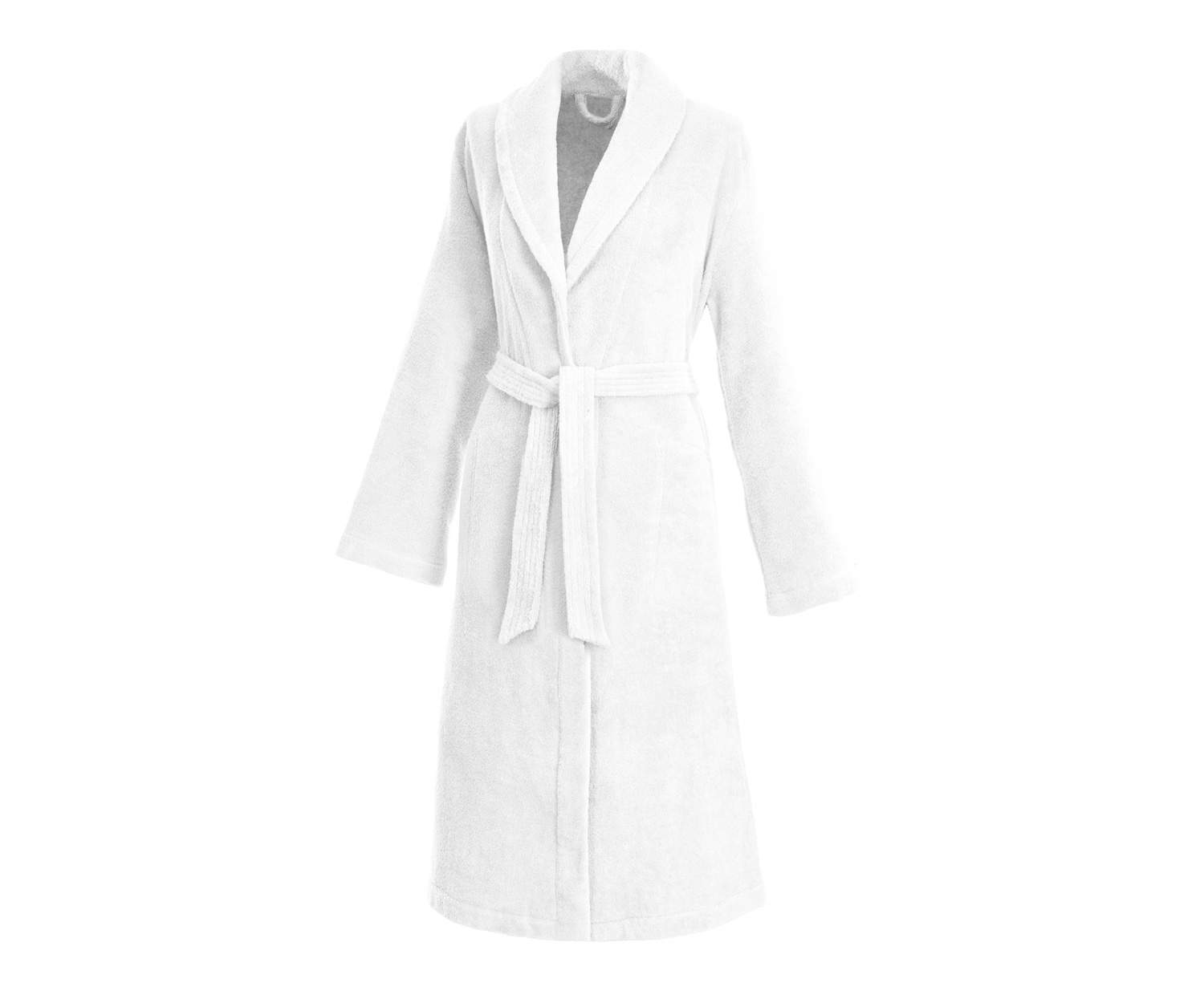 Weseta-Damen-Bademantel-white-120-cm WESETA Dream Royal Damen Bademantel col. weiss