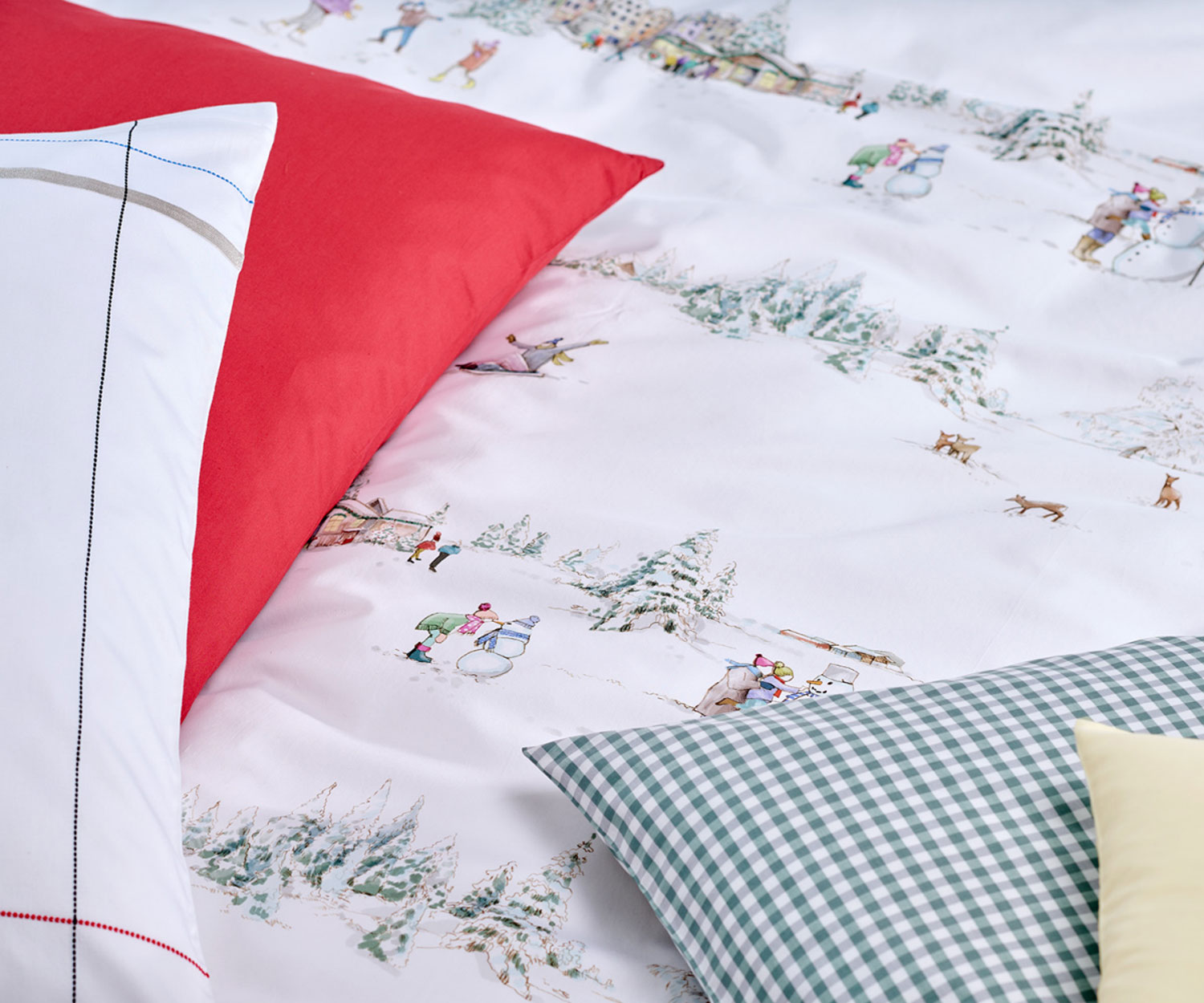 Fischbacher_Bettwaesche_Winterwonderland_Mix_and_Match Fischbacher WINTERWONDERLAND Bettwäsche - Satin