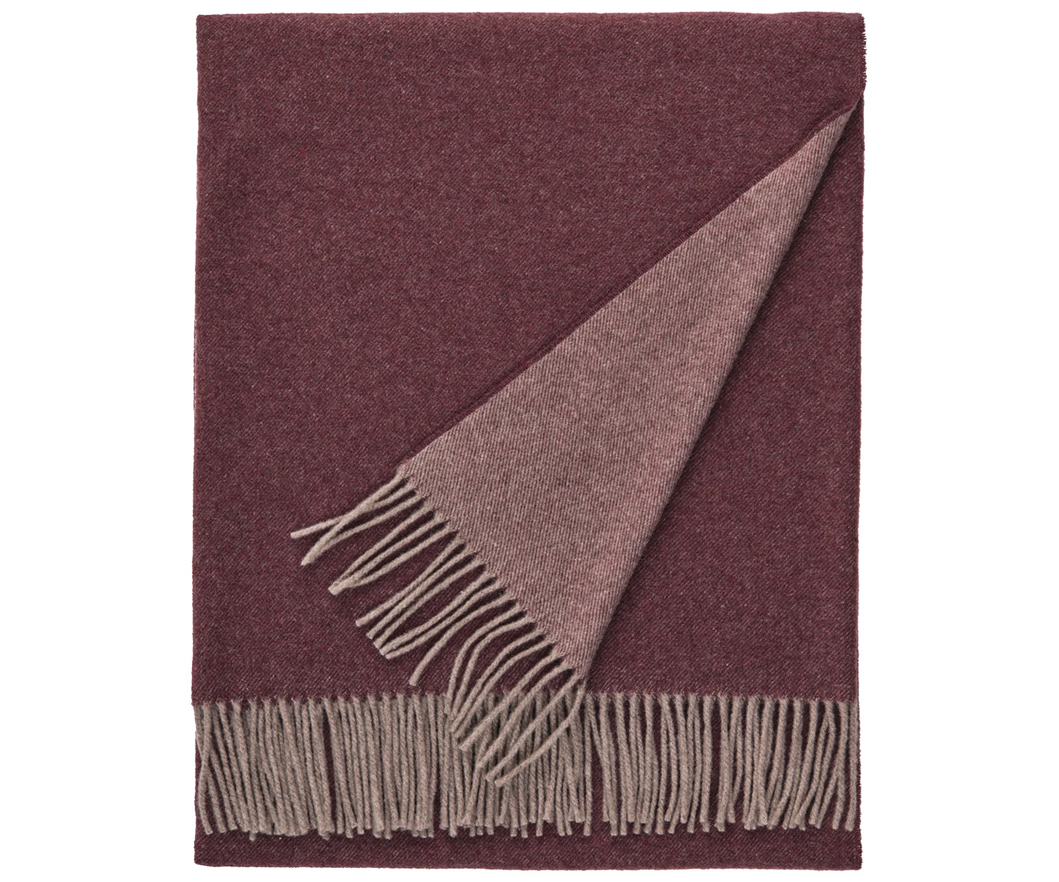 Fischbacher Kaschmirplaid ASPEN merlot