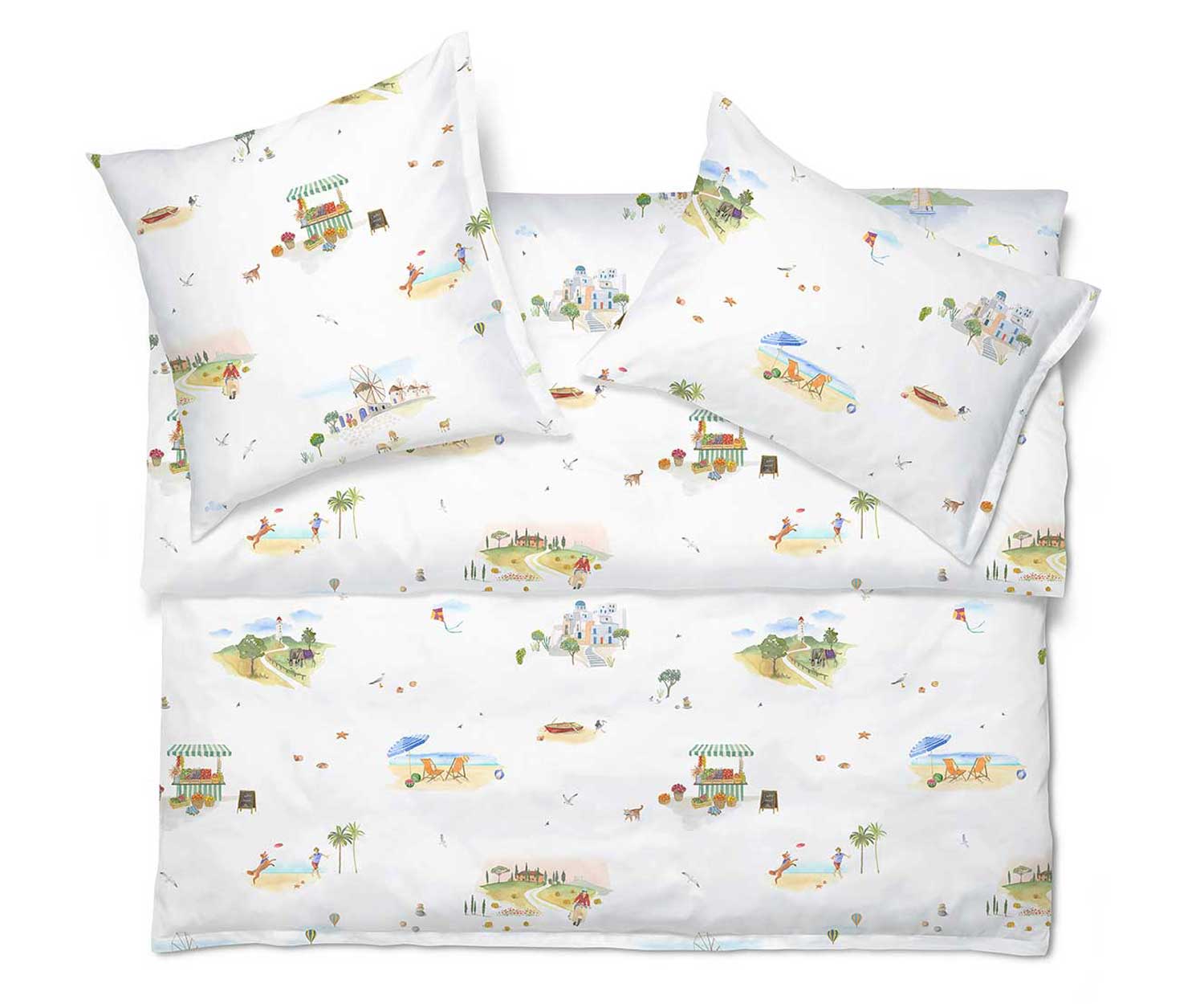 Schlossberg Siesta blanc Bettwäsche - Satin