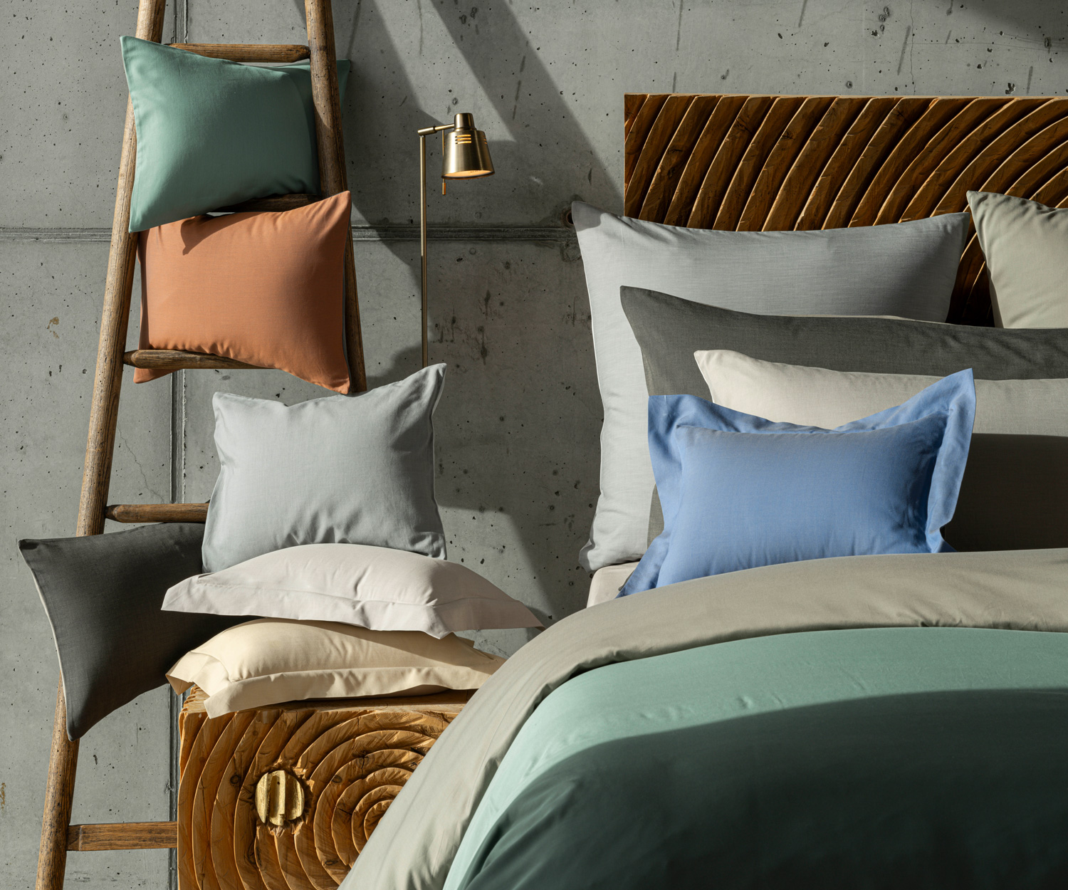 Celso-de-Lemos-Bettbezug-CALYPSO Celso de Lemos CALYPSO - Satin 650 TC Bettwäsche in 7 Farben