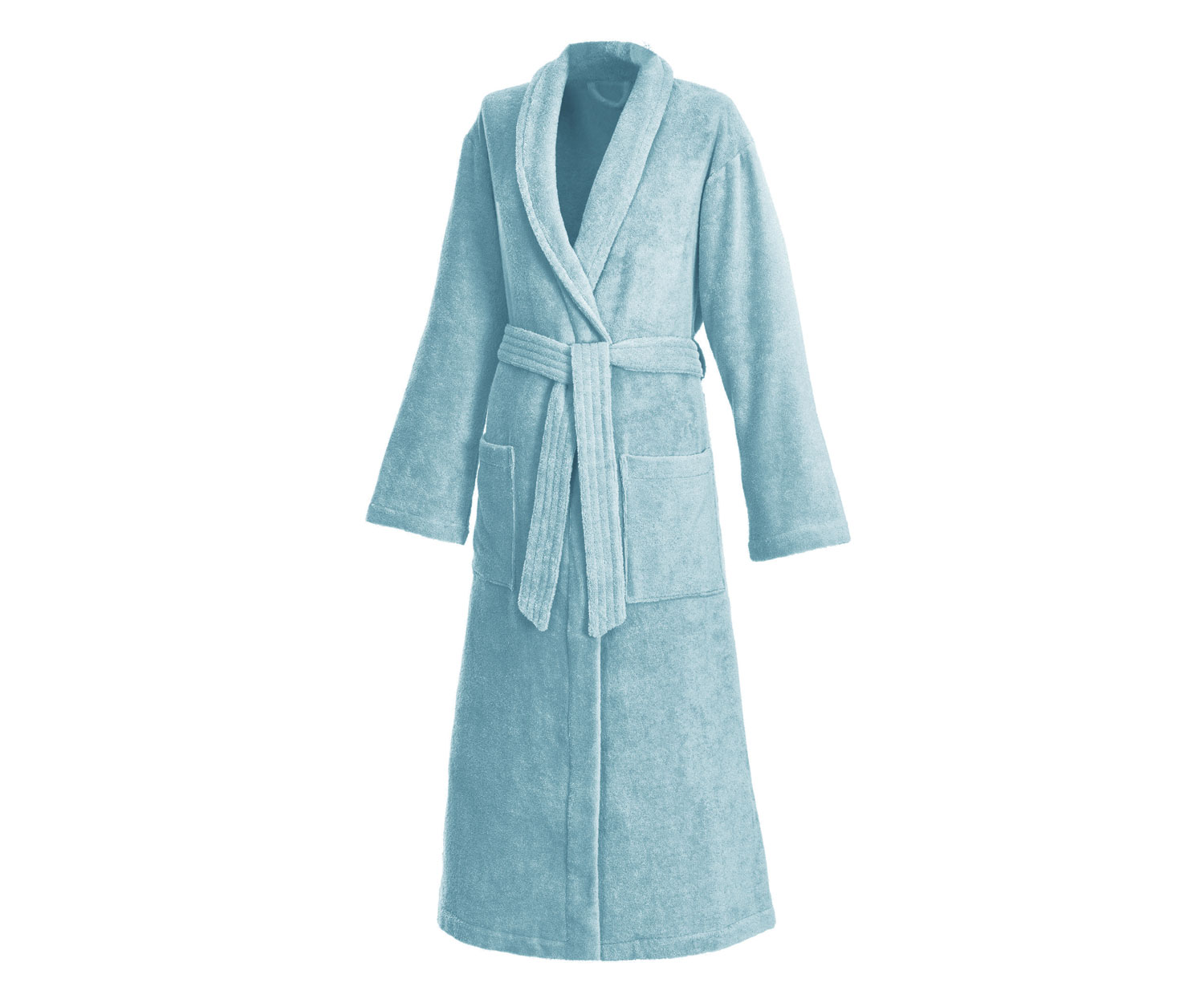 Weseta-Dream-Royal-Unisex-Bademantel-133-cm-Schalkragen-arcticgreen WESETA Dream Royal Bademantel Sie und Er col. arctic green