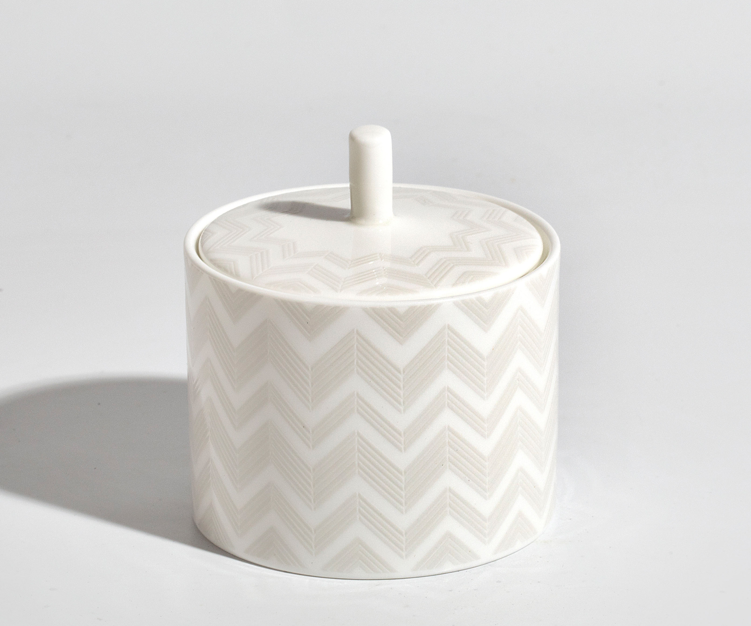 Missoni Zig Zag white Zuckerdose