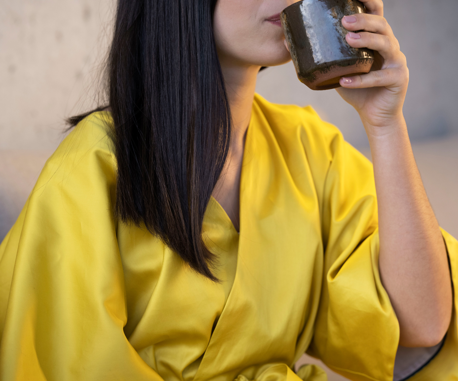 Celso-NARA-robe NARA Hausmantel - Satin Secret von Celso de Lemos