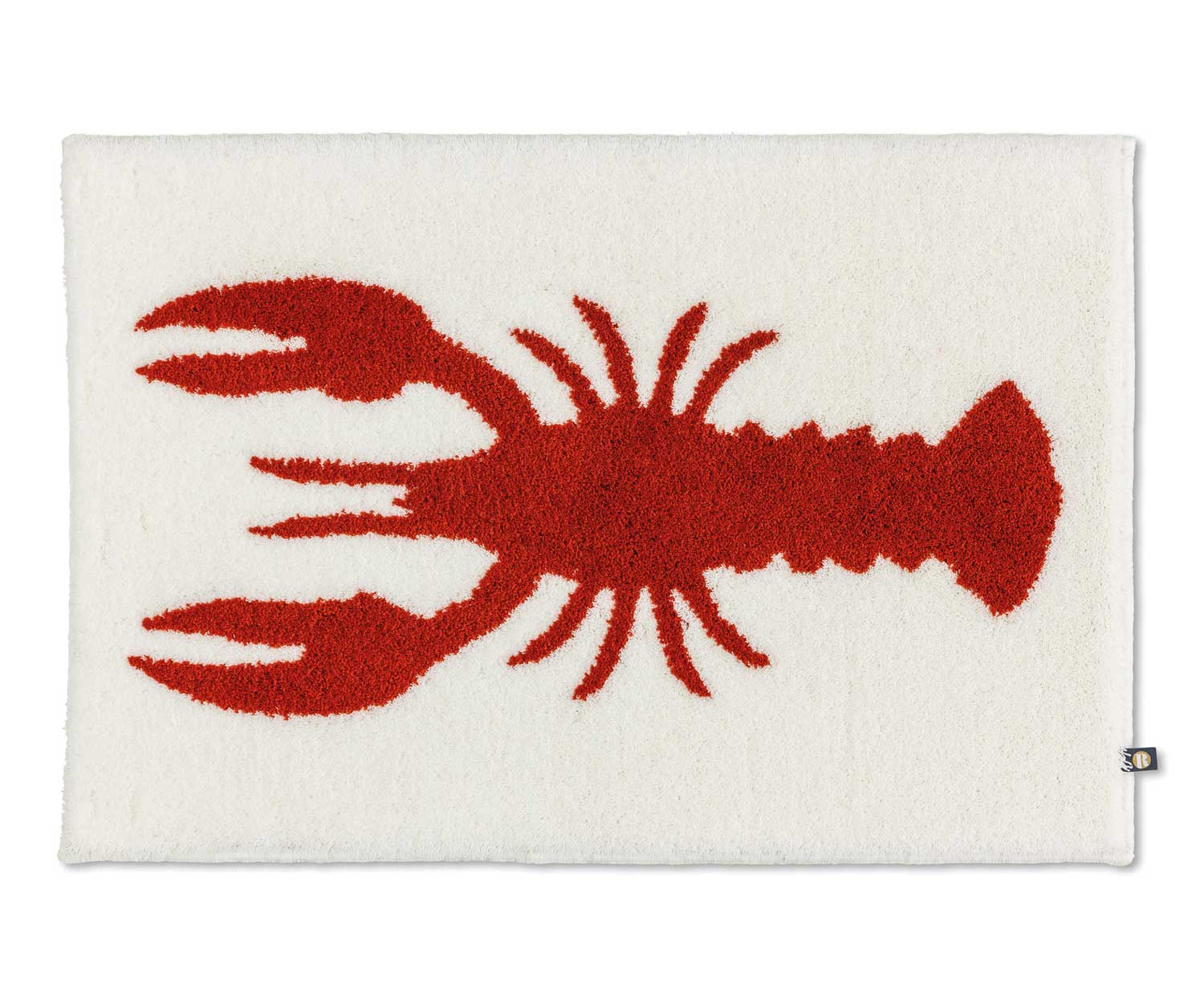 Rhomtuft 312 | LOBSTER 1494 ecru/carmin