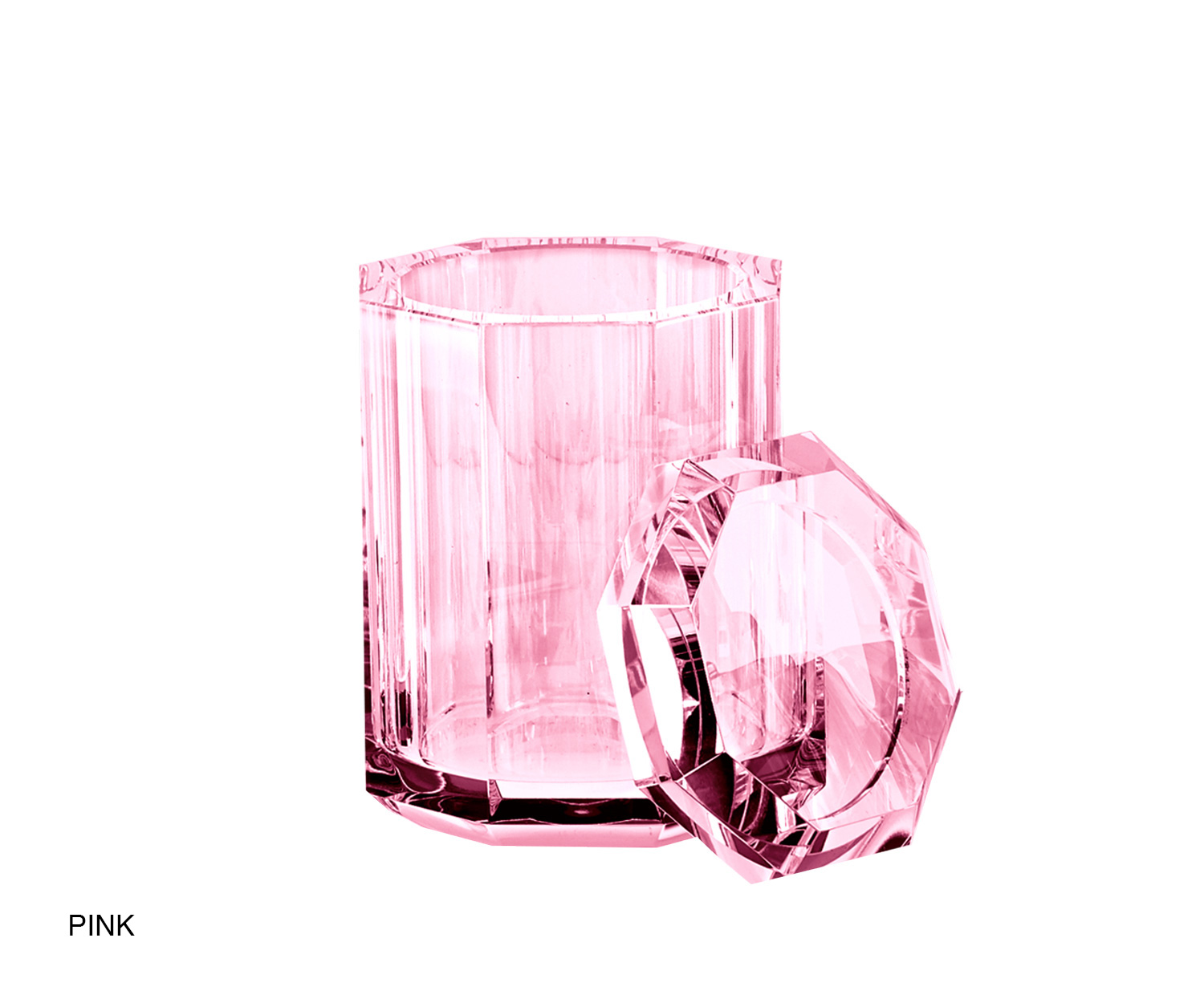 Decor Walther KRISTALL Behälter Pink