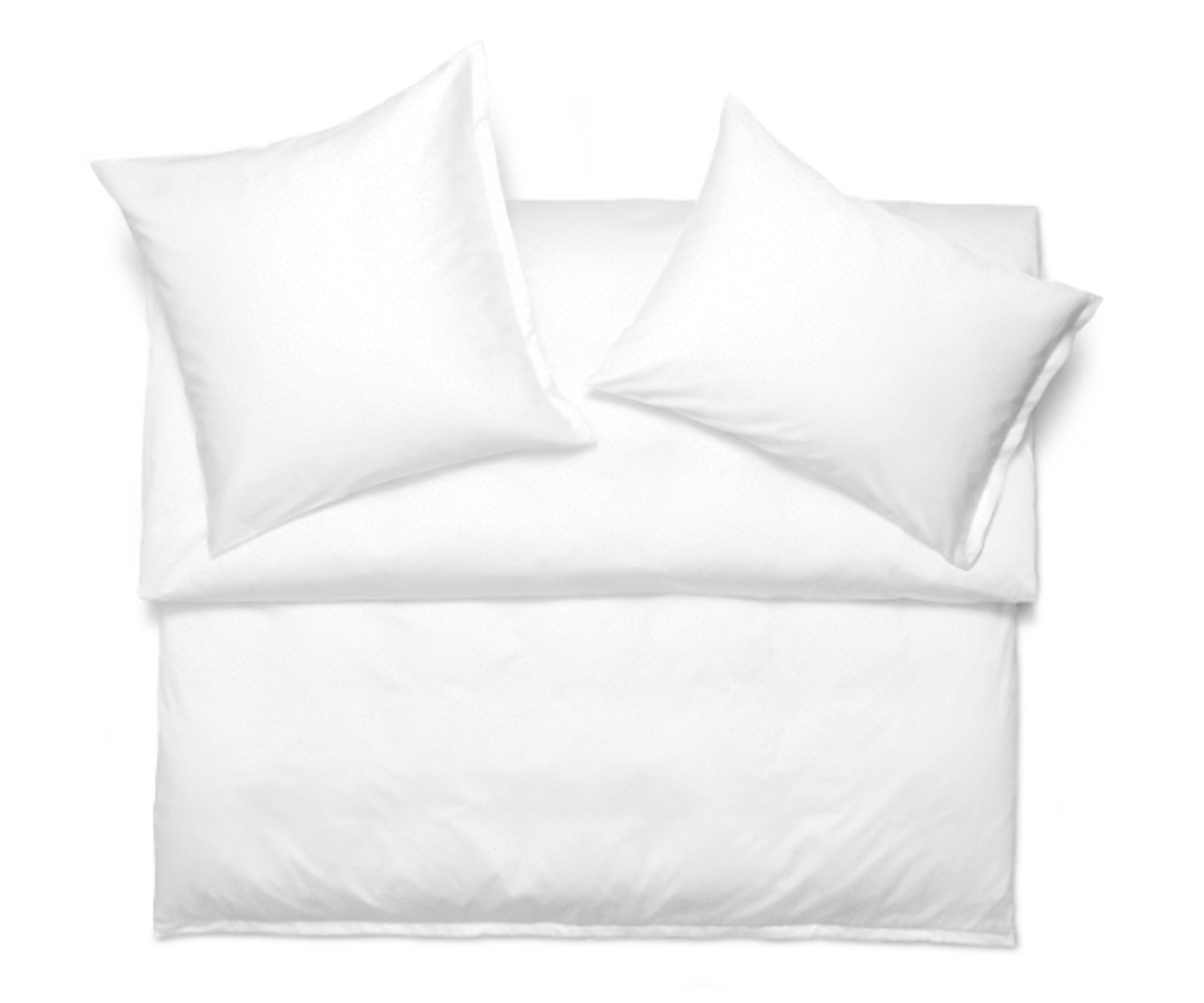 Schlossberg Bettwäsche PUNTINO BLANC - Satin