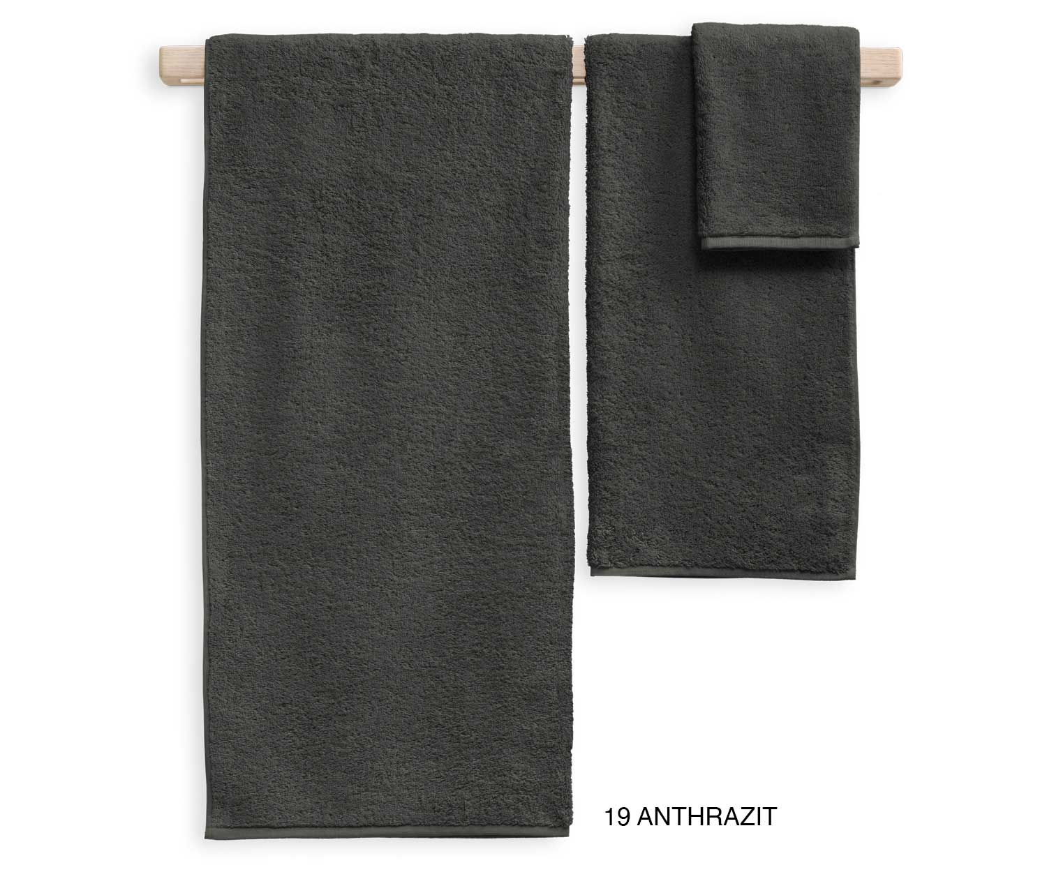 Weseta PURO Handtücher col. 19 anthrazit
