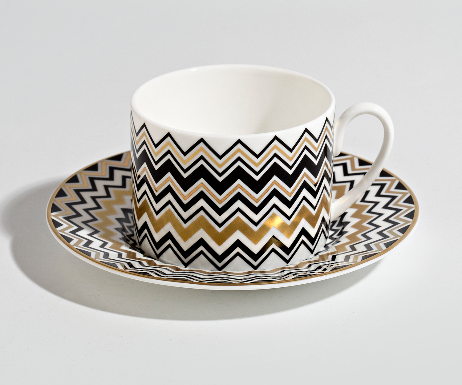 Missoni Zig Zag gold Kaffeetassen