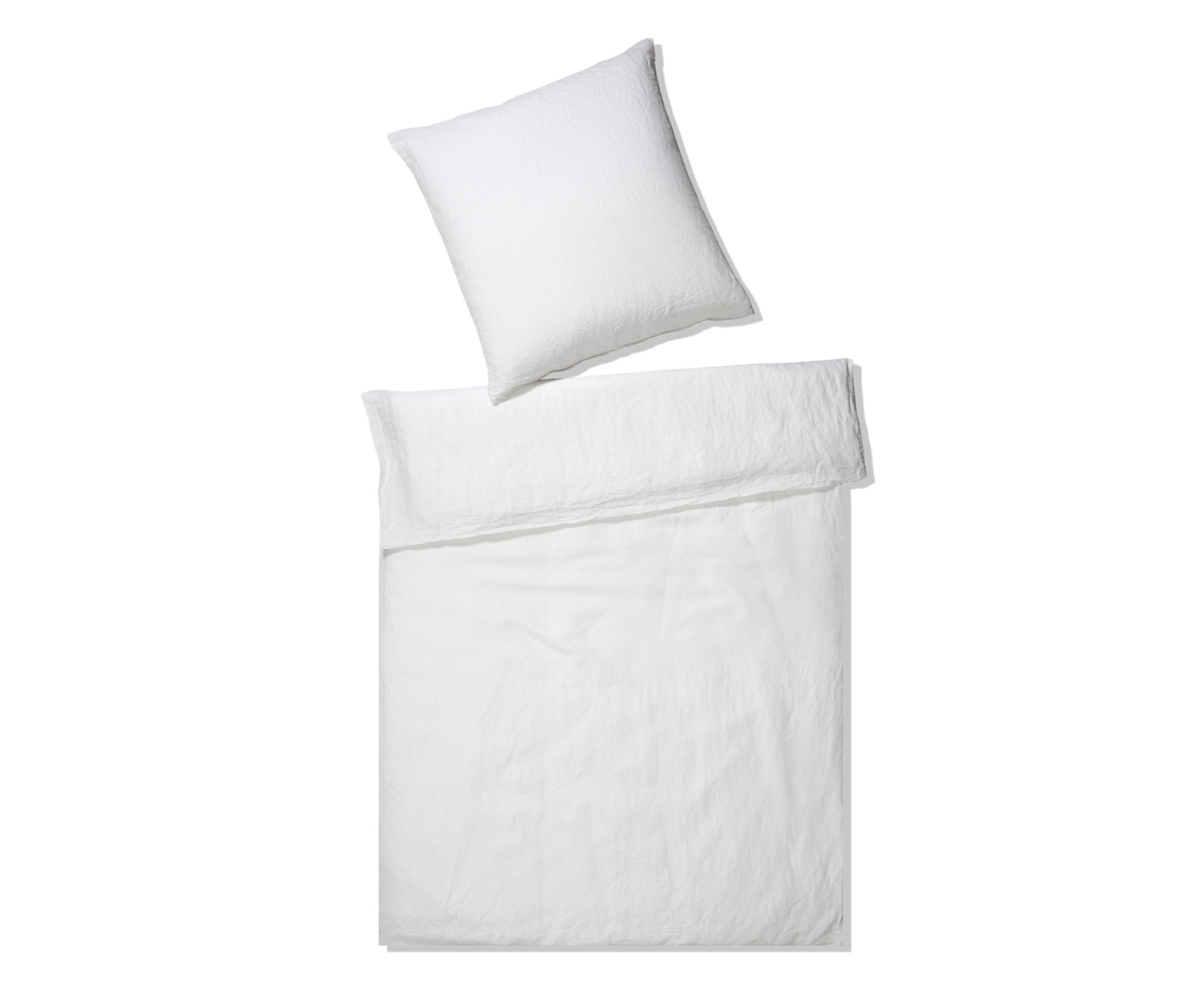 Elegante PURE Bettwäsche Reinleinen - white