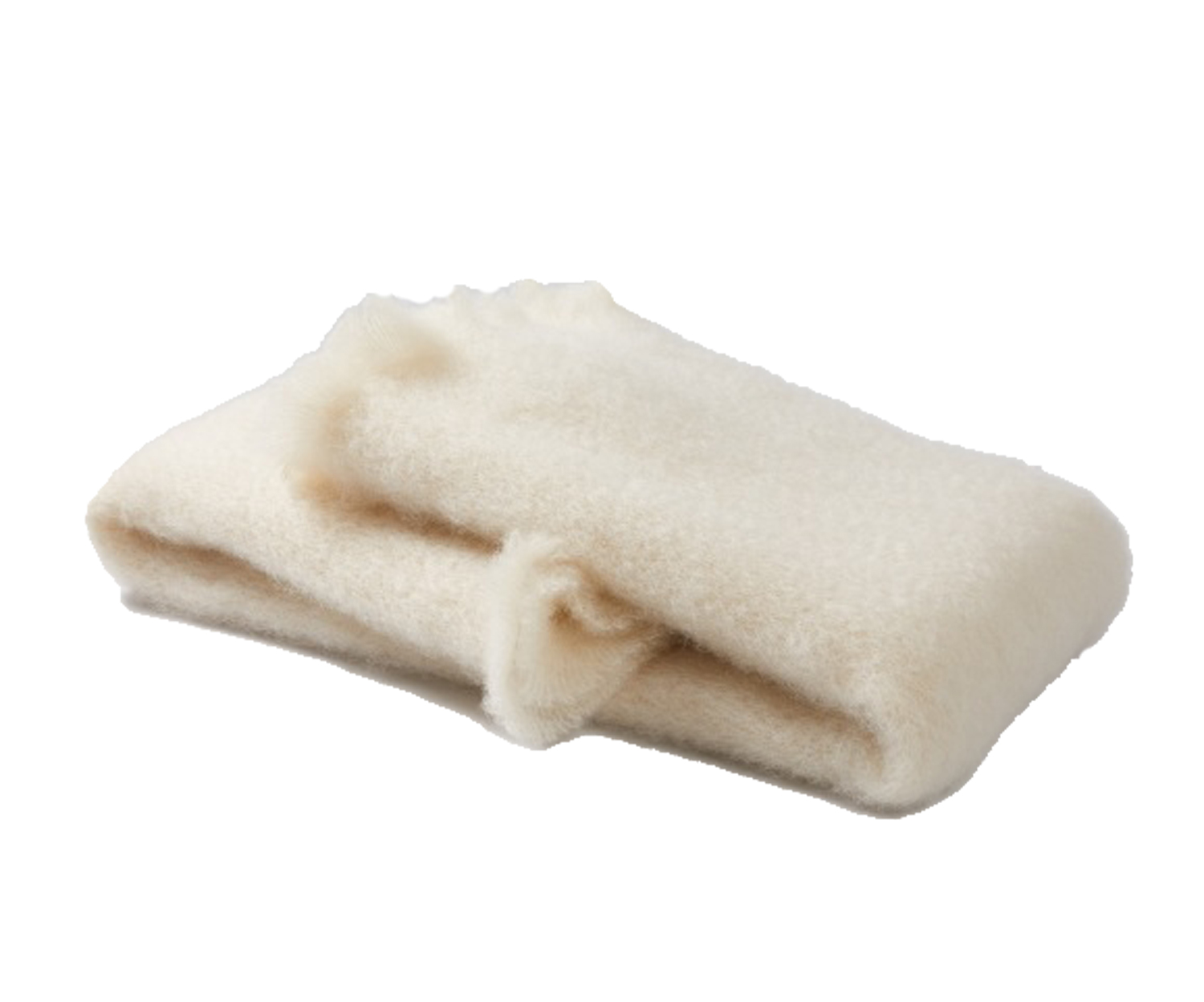 ML Mohair Uni col. ivory 