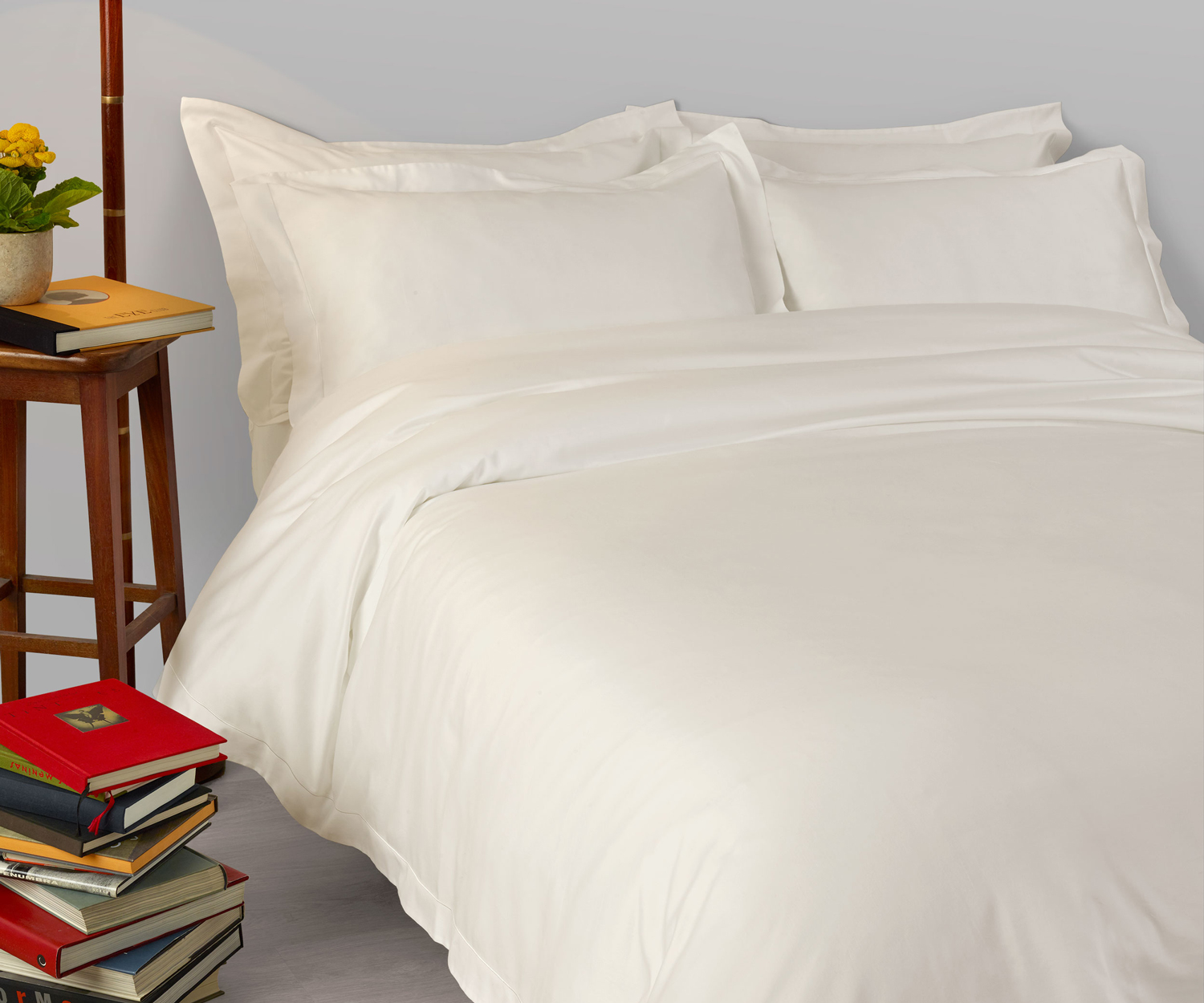 Amalia-suave-430-sateen-satin-stitch-cream-duvet Amalia SUAVE 430TC Bettwäsche in cream