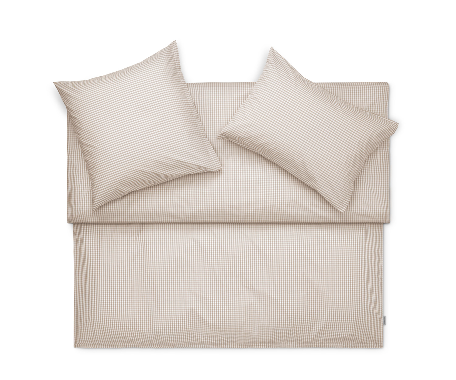 Schlossberg Bettwäsche ANDRIN beige - Vichy Perkal