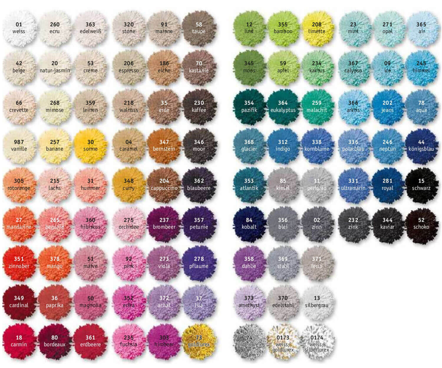 Rhomtuft Badteppiche - 99 Farben