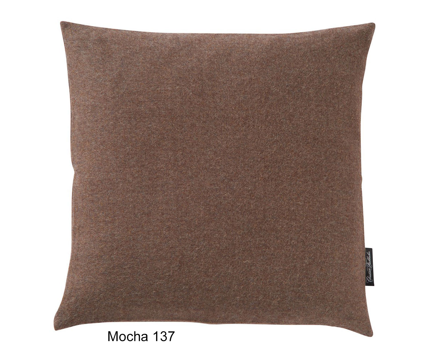 Fischbacher PURO Kissenbezug - Alpaka col.137 mocha