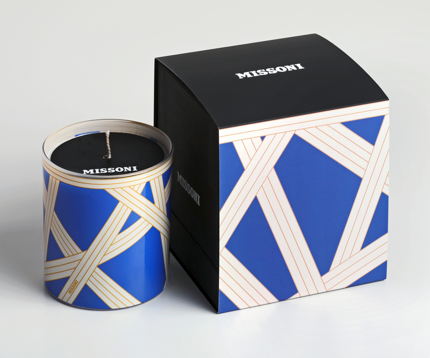 Missoni NASTRI Duftkerze Glas Bicolor Blue