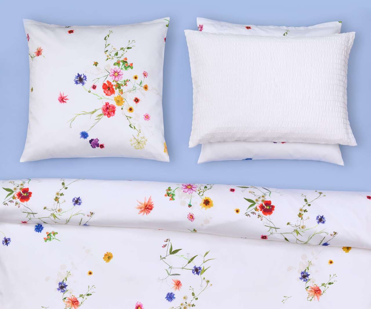 Fischbacher Bettwäsche FLEURS VOLANTE Satin