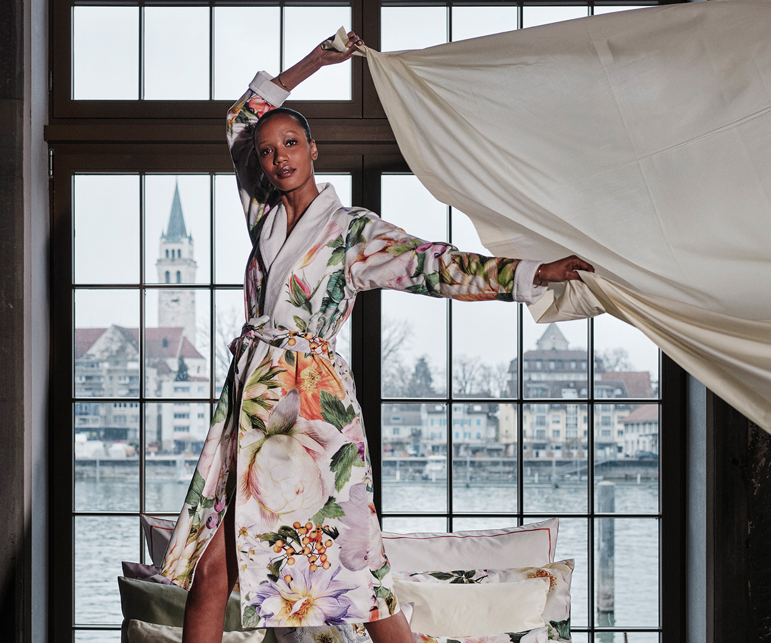 Fischbacher Hausmantel FIORENZA Fischbacher Hausmantel FIORENZA