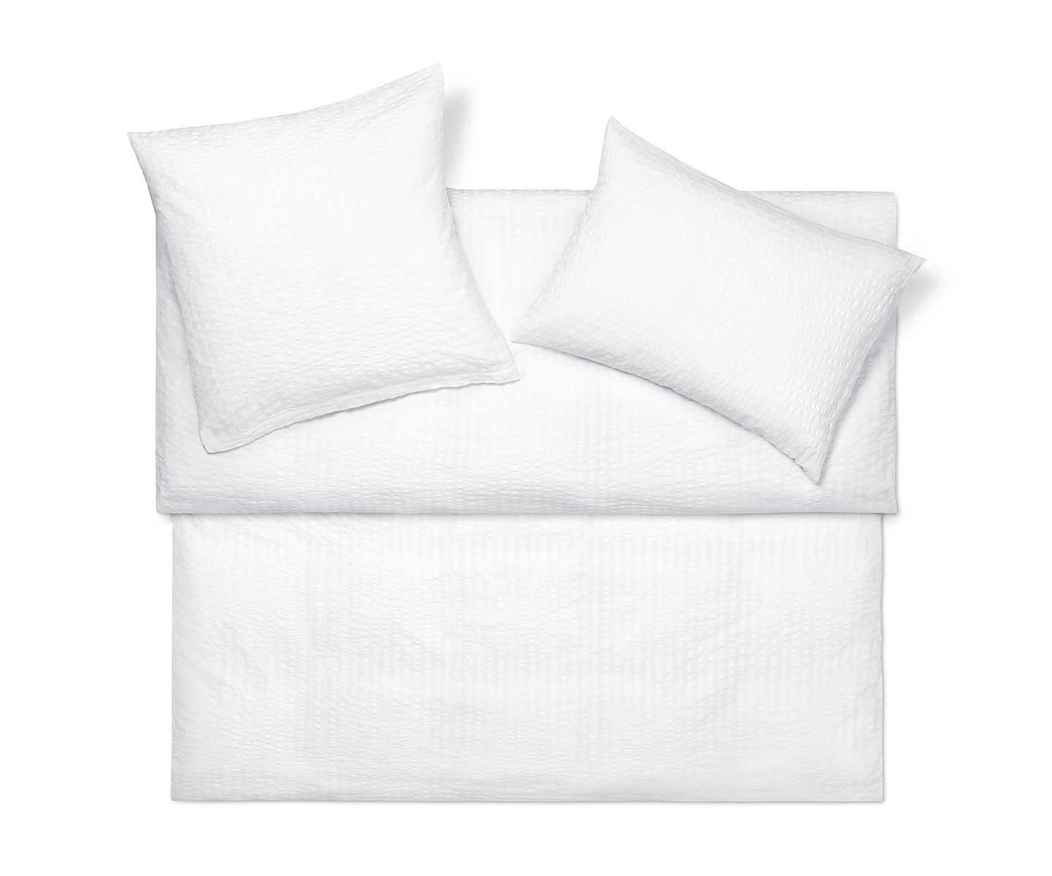 Schlossberg_Bettwaesche_Dean_blanc Schlossberg DEAN BLANC Bettwäsche - Seersucker