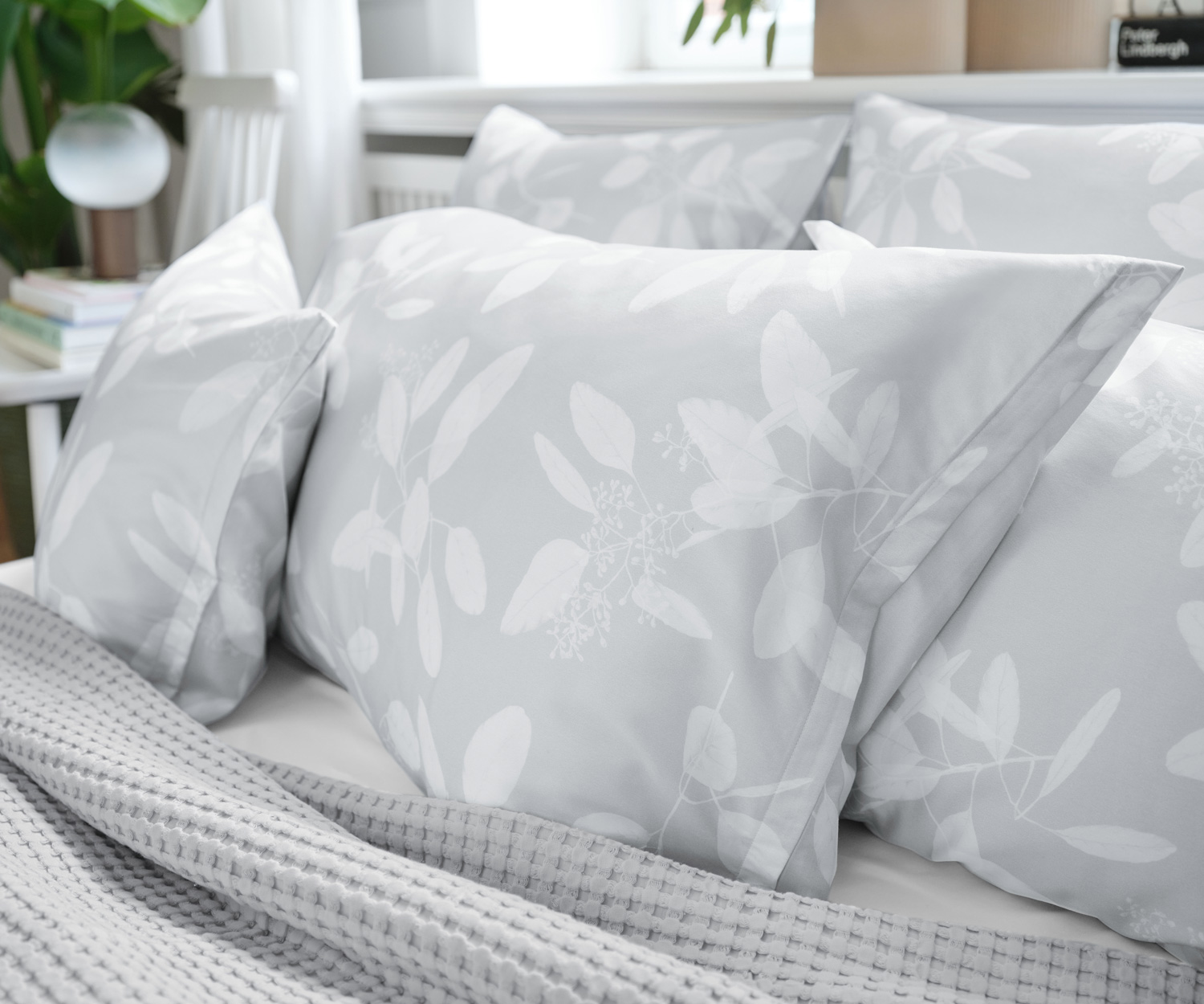 Schlossberg OMEO gris Bettwäsche Organic-Satin
