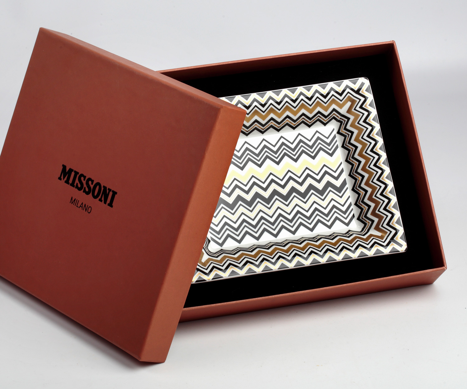 Missoni Ablageschale Zig Zag gold