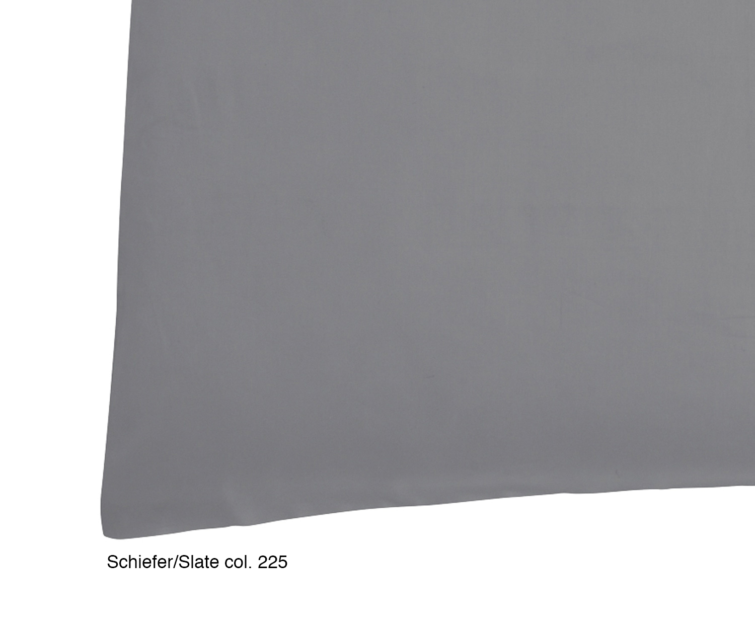 Spannbettlaken Percale 225 schiefer