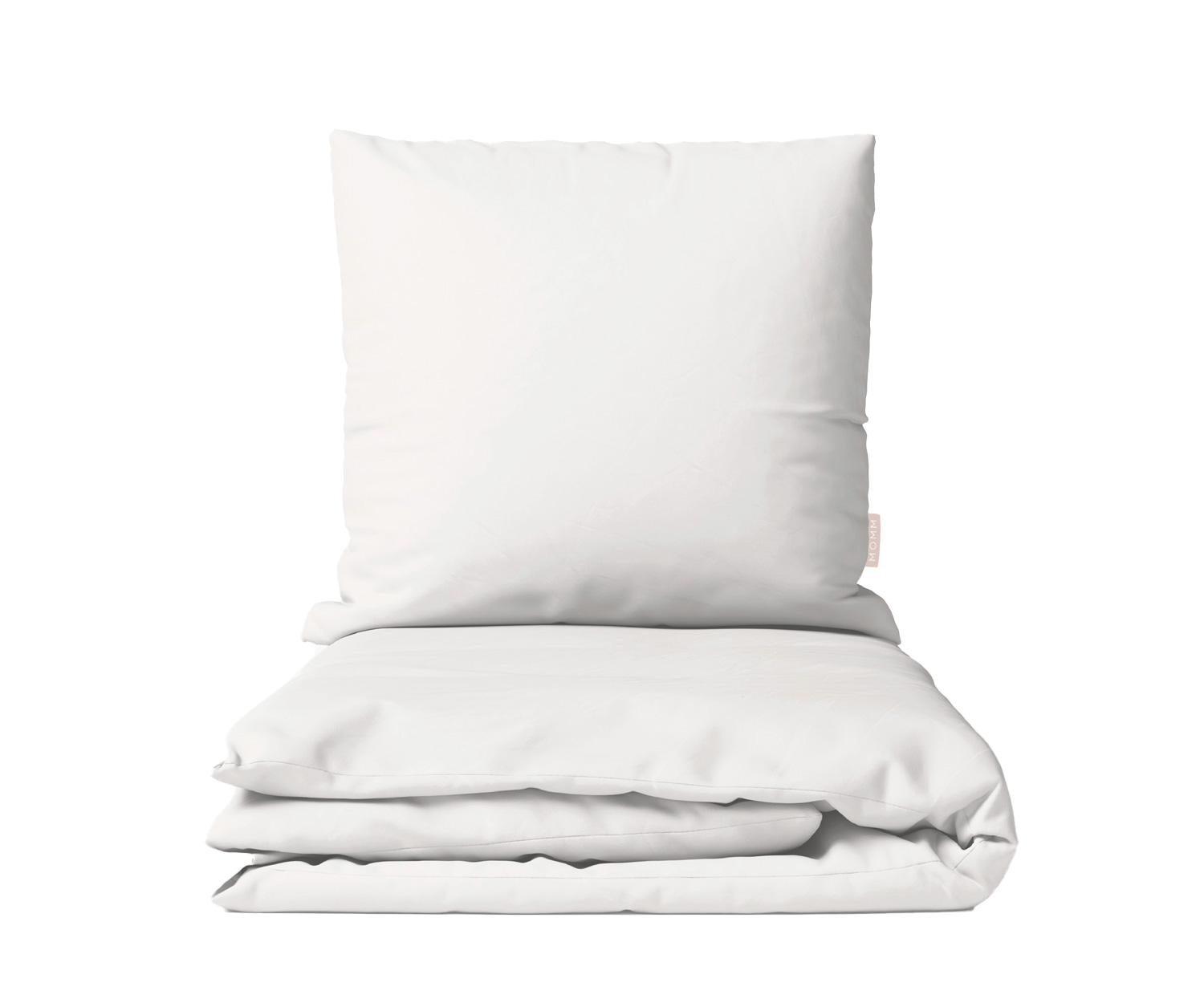 MOMM Organic Satin Uni Bettwäsche - off-white