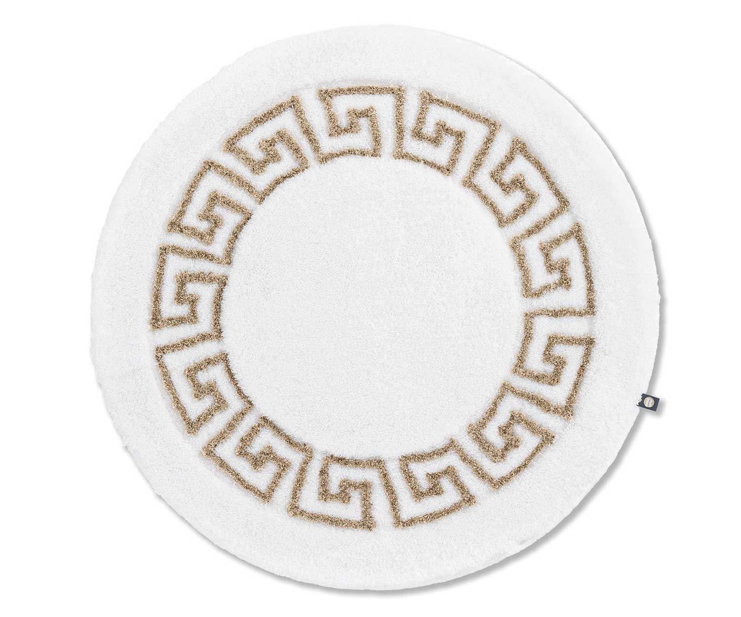 Rhomtuft-Badteppich-Ma-ander-rund Rhomtuft Badteppich Mäander rund