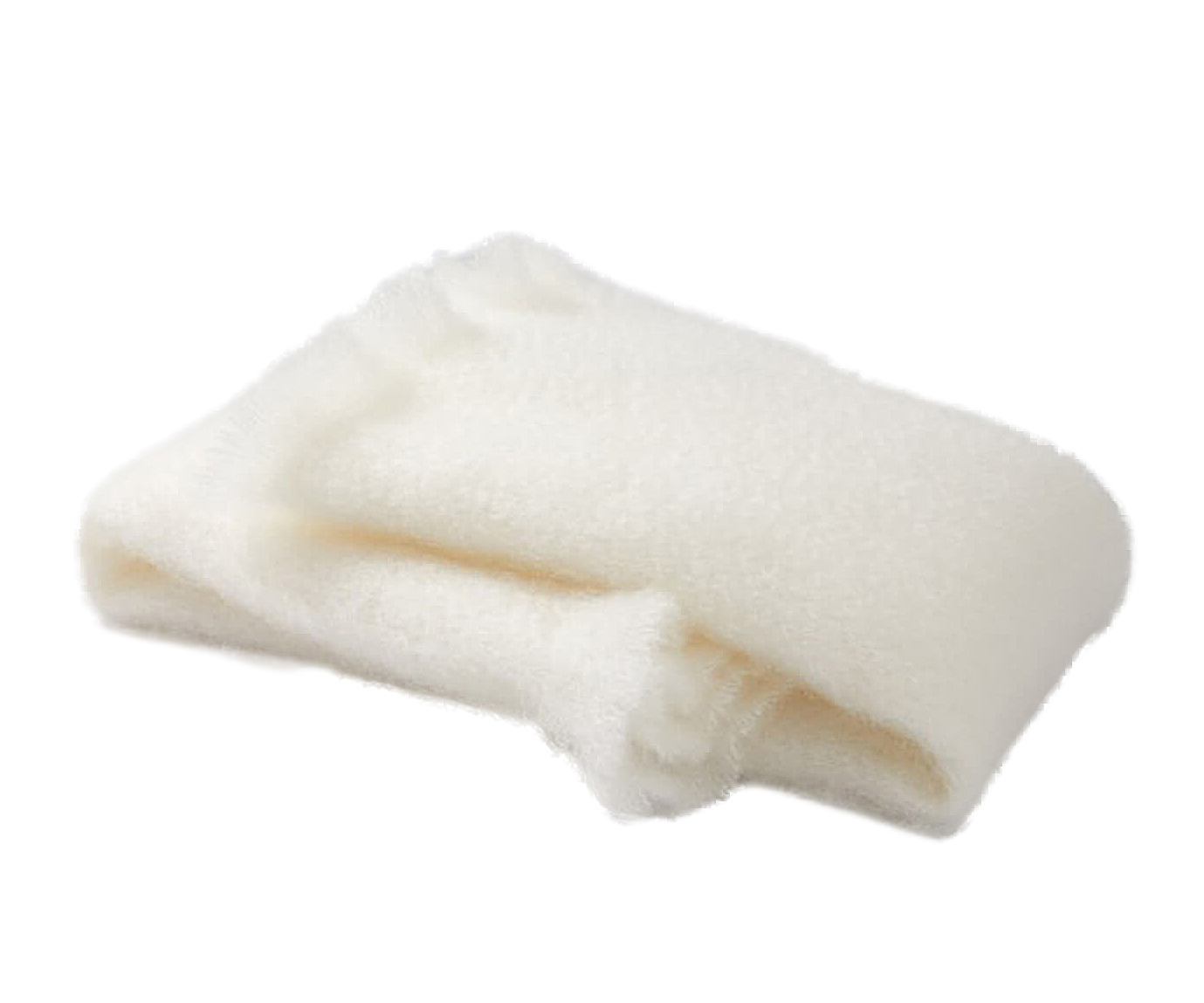 ML Mohair Uni col. white 