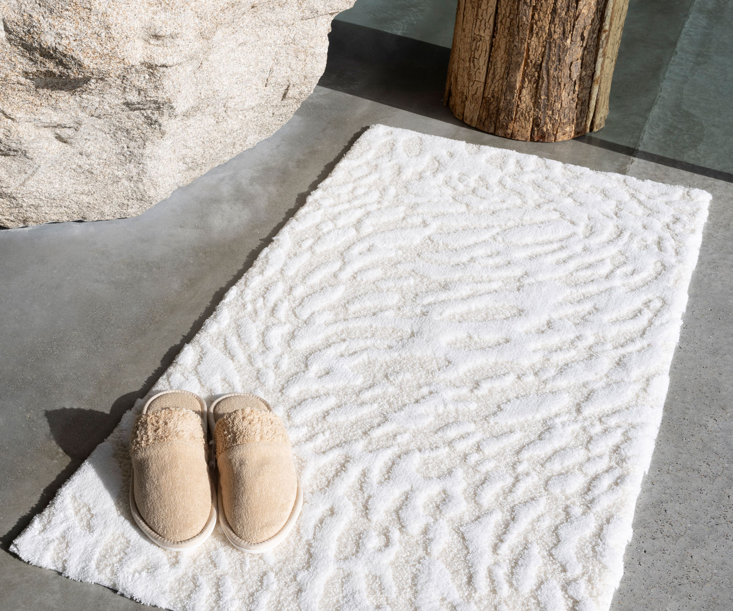 Abyss FLOW Badteppich col. 103 ivory
