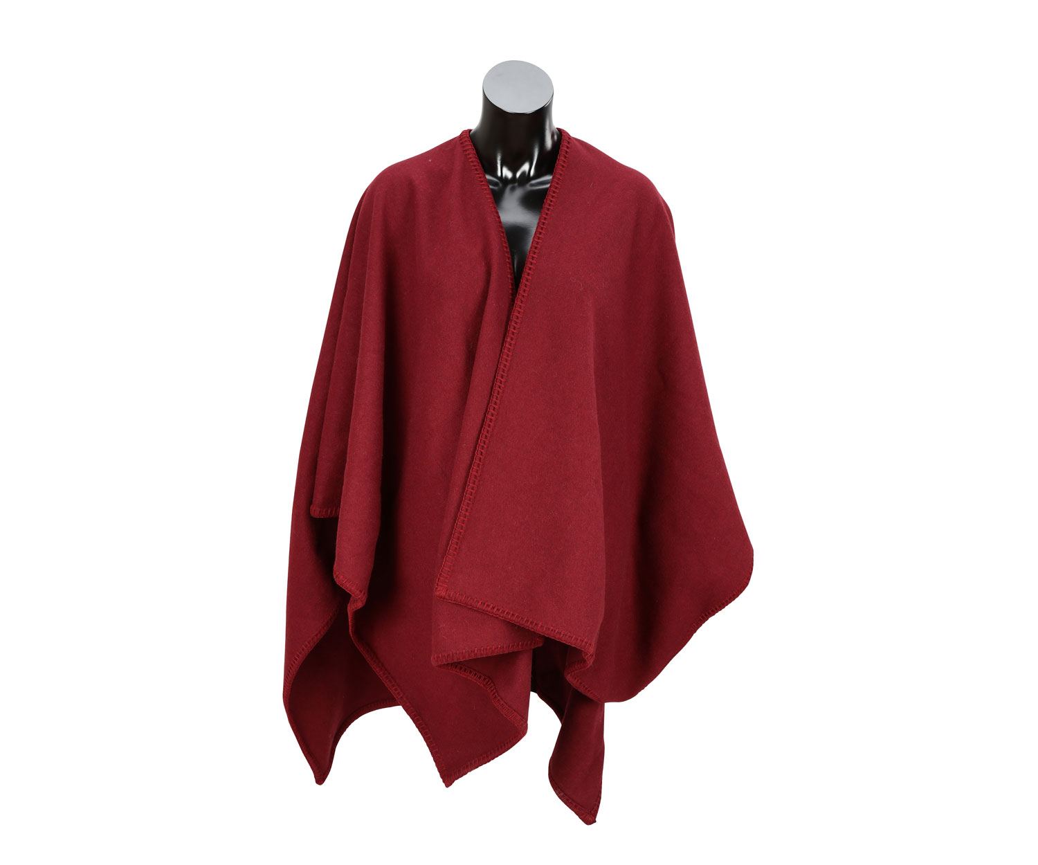 Poncho / Schal HUTTWIL bordeaux │Eskimo