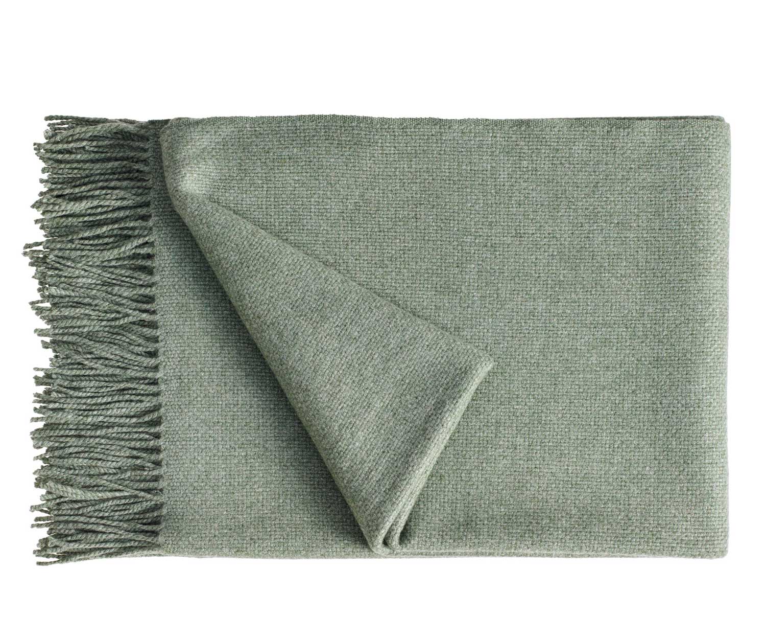 Fischbacher Kaschmirplaid BISOU col. 904 sage