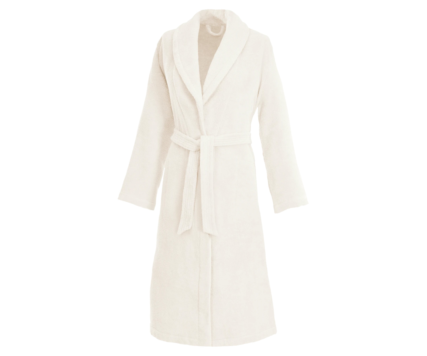 Weseta_Damenmantel_Dreamflor_87_elfenbein_ivory Weseta Damen-Bademantel DREAMFLOR mit Schalkragen