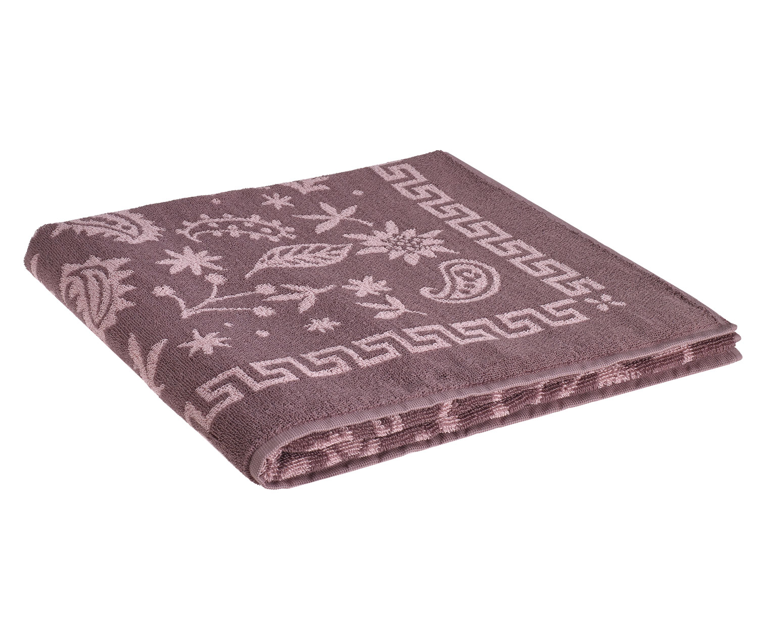 Weseta ALPENZAUBER Badetuch col. 9005 mauve-new rose