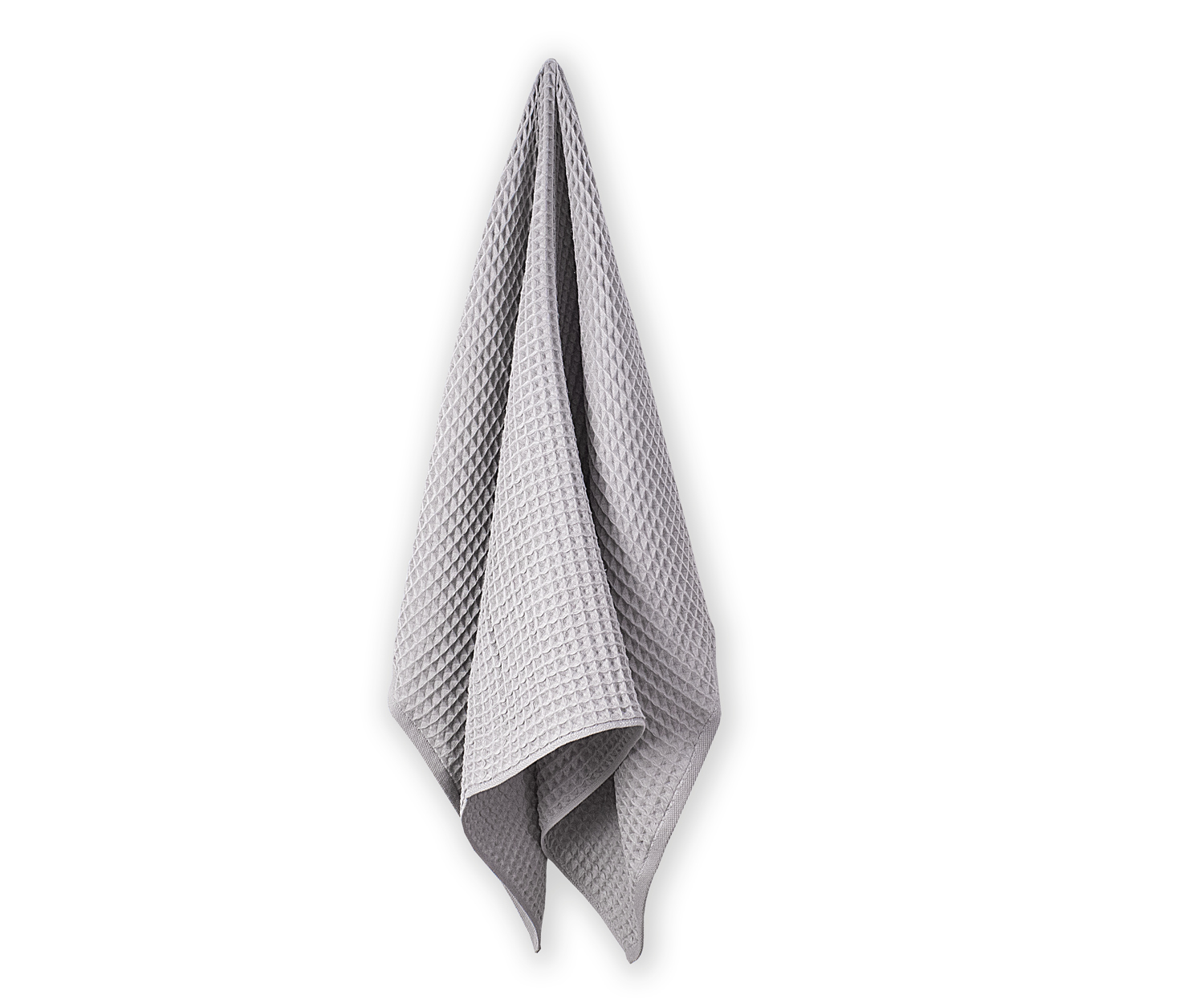 UCHINO Handtücher Waffelpikee col. grey