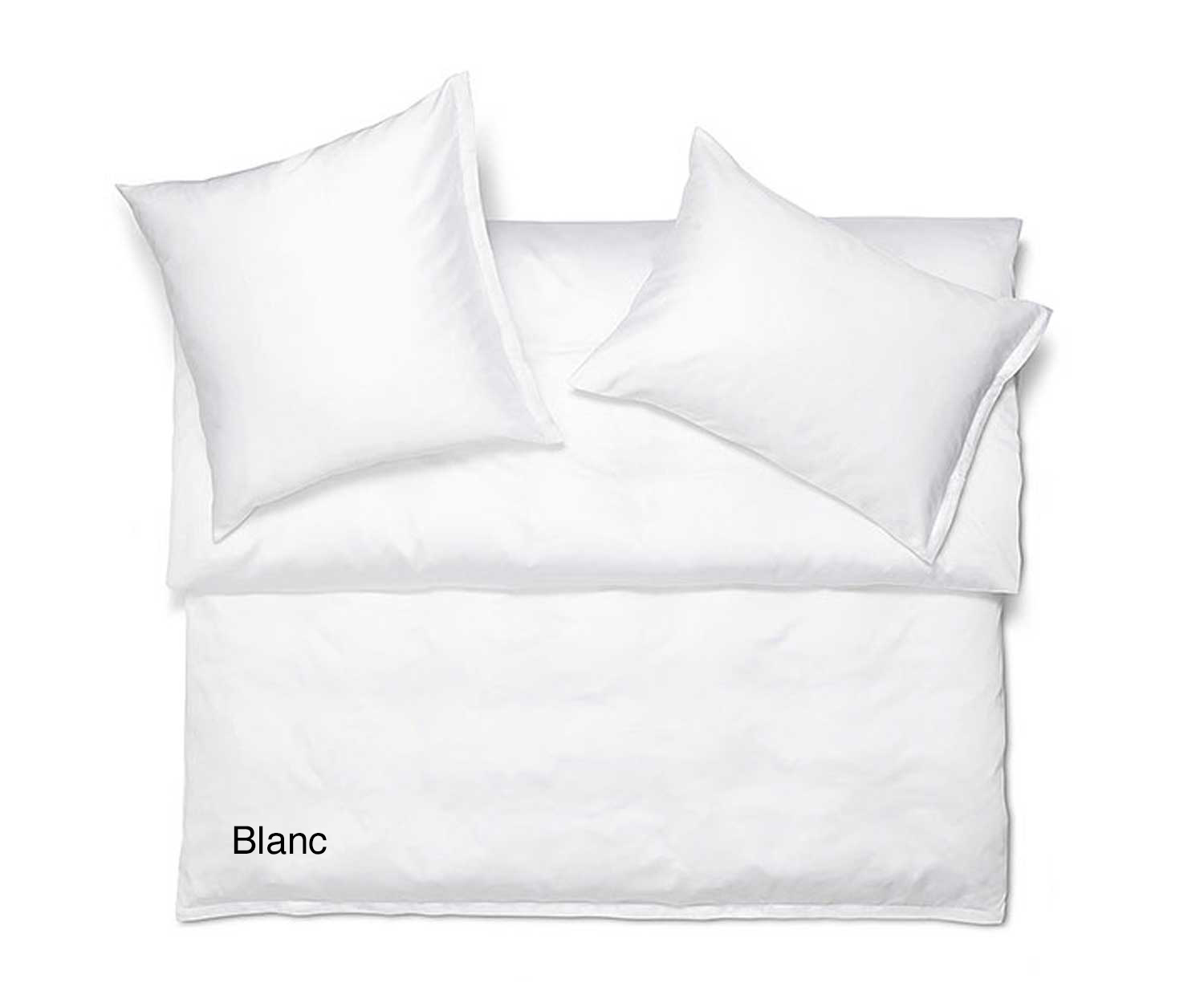 Schlossberg-Bettlaken-Satin-blanc Schlossberg Betttücher SATIN UNI col. Blanc