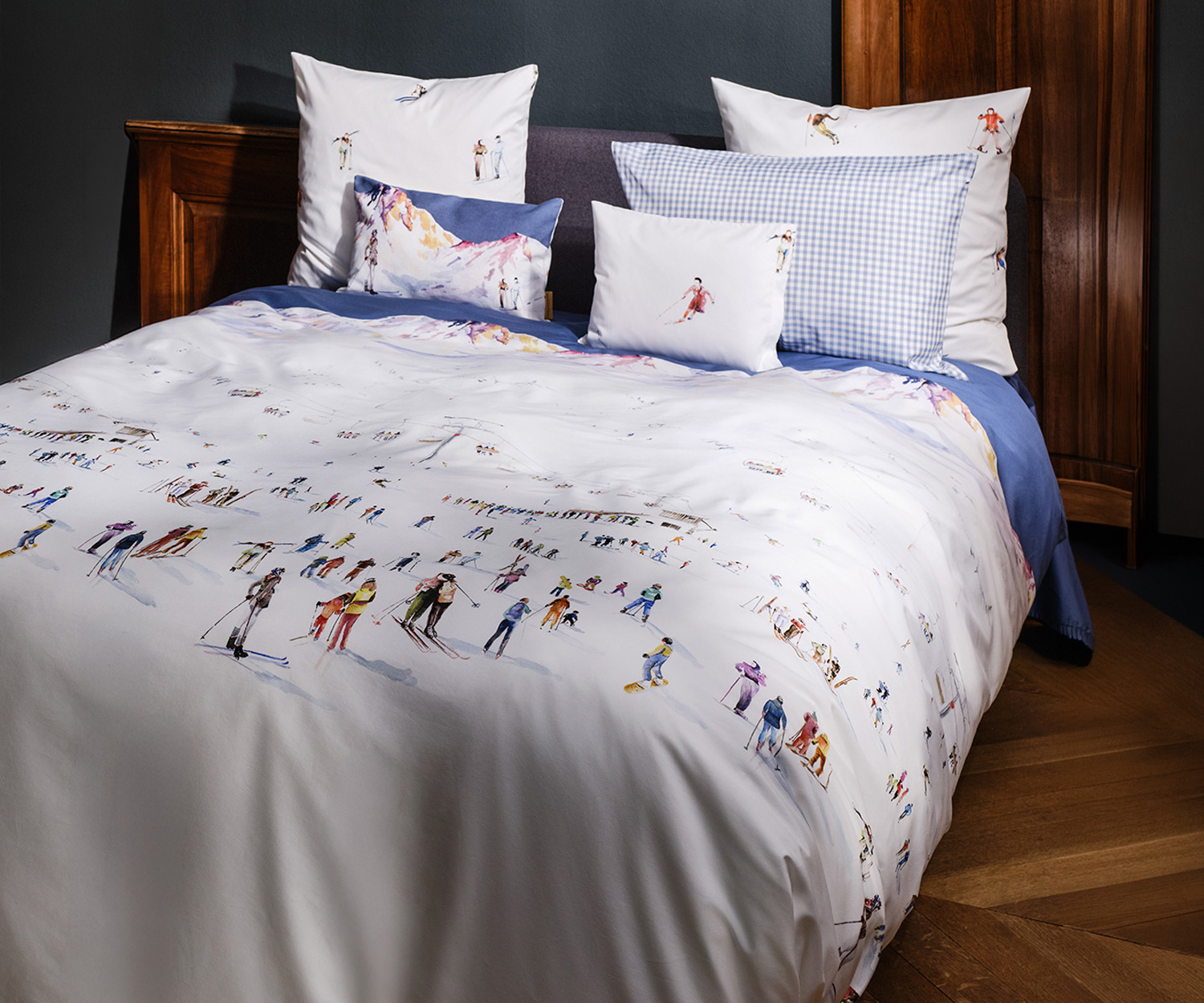 Fischbacher Bettwäsche SKI & ENGADINA – Exklusive Luxusbettwäsche mit alpinem Charme