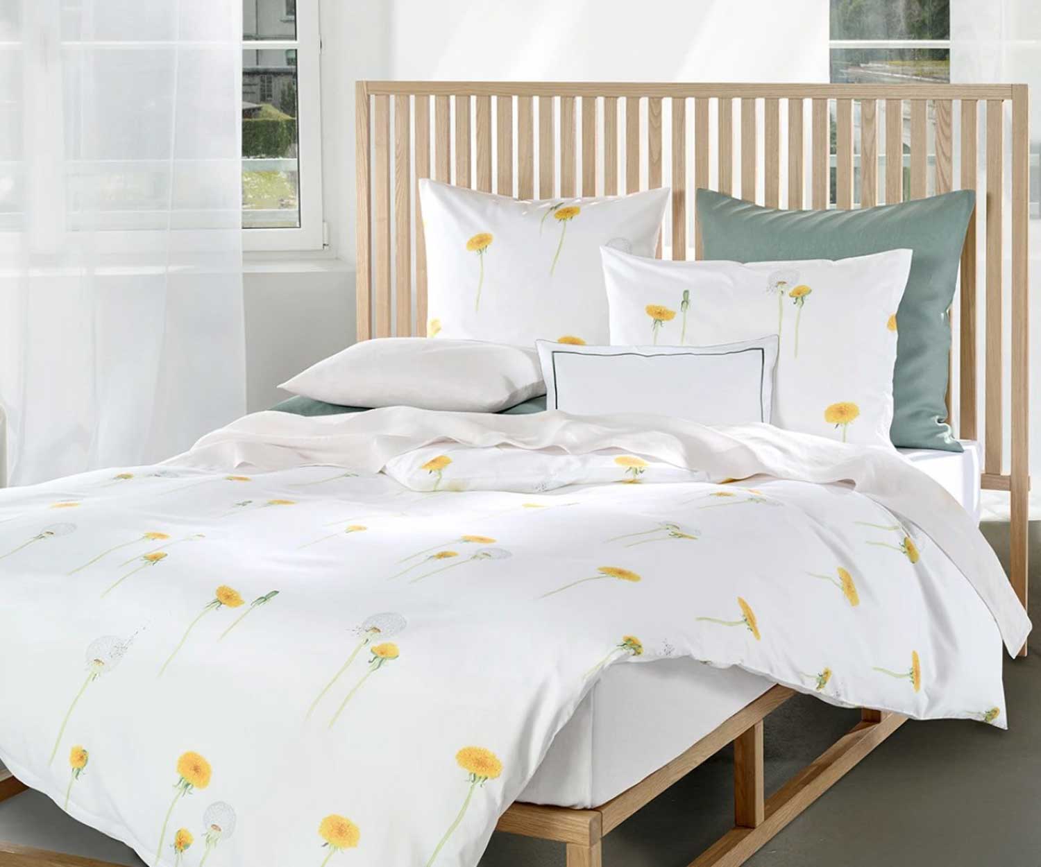 Fischbacher Bettwäsche PUSTEBLUME - Satin