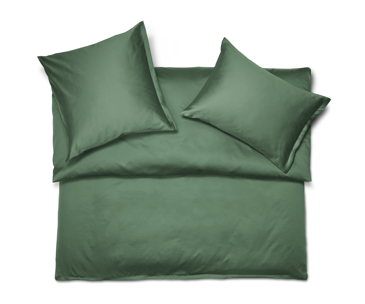 Schlossberg SATIN UNI Bettwäsche - col. thyme